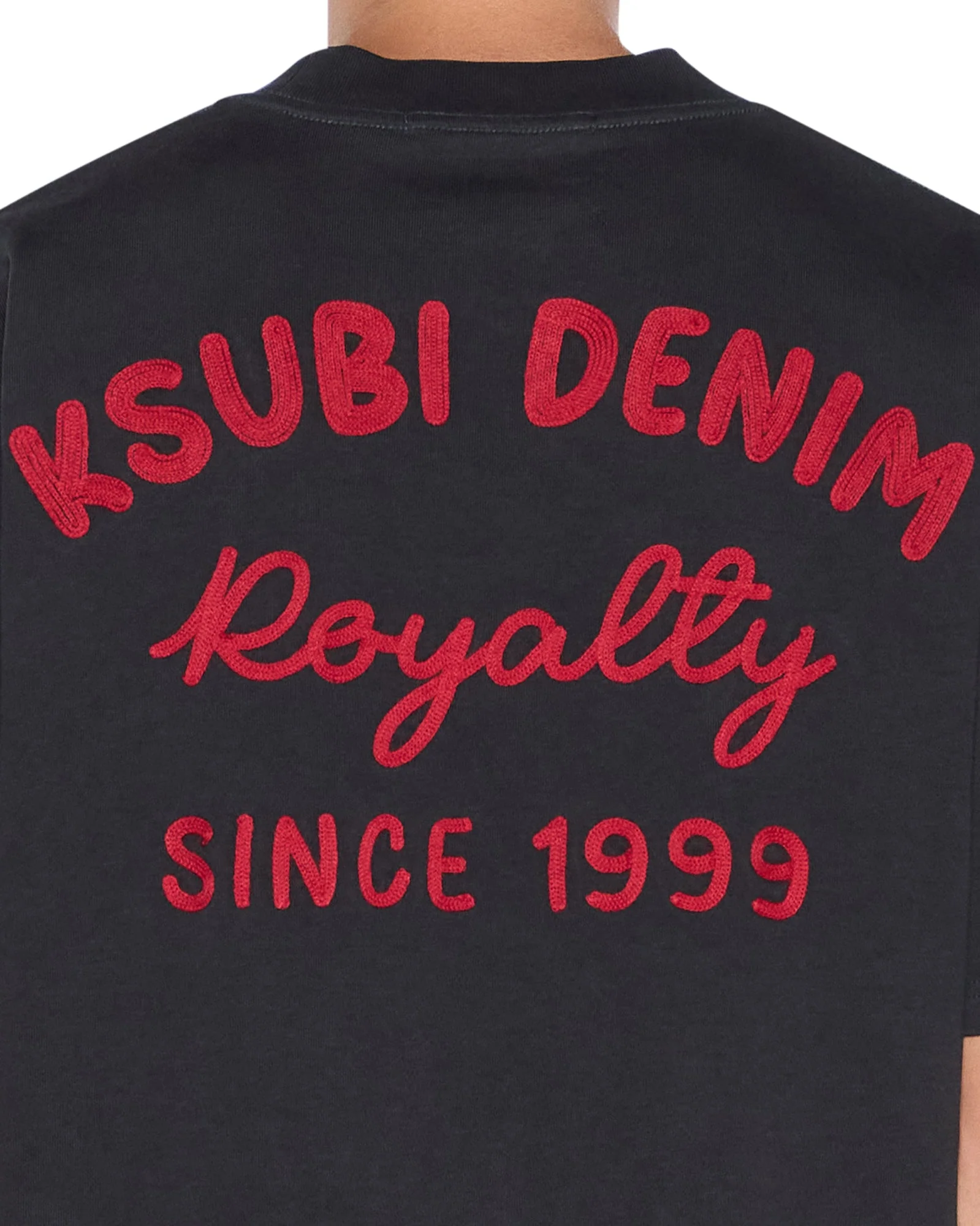 MEKANIK HALEN SS TEE CHARCOAL/RED - Image 4