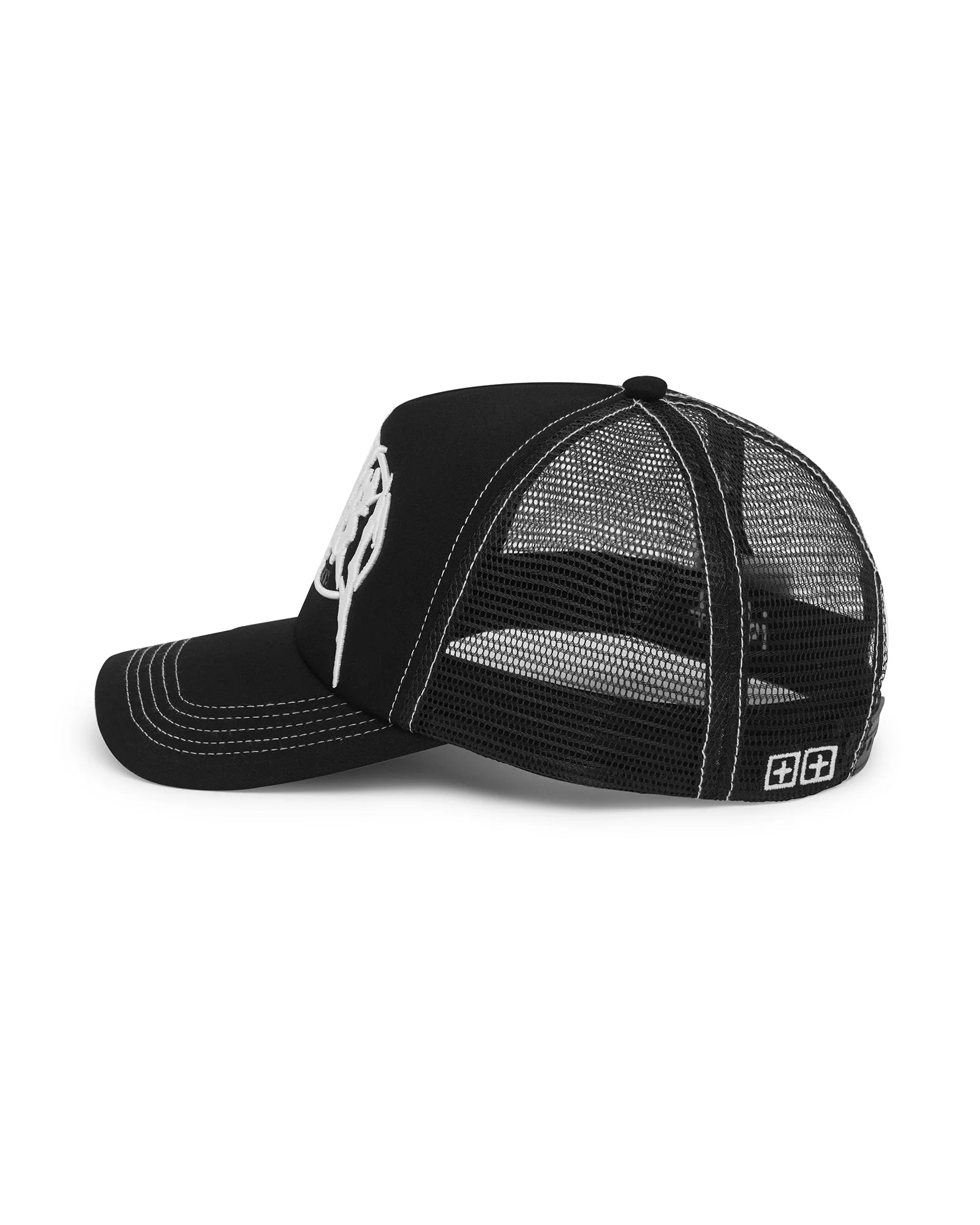 METAL TRUCKER CAP BLACK - Image 2