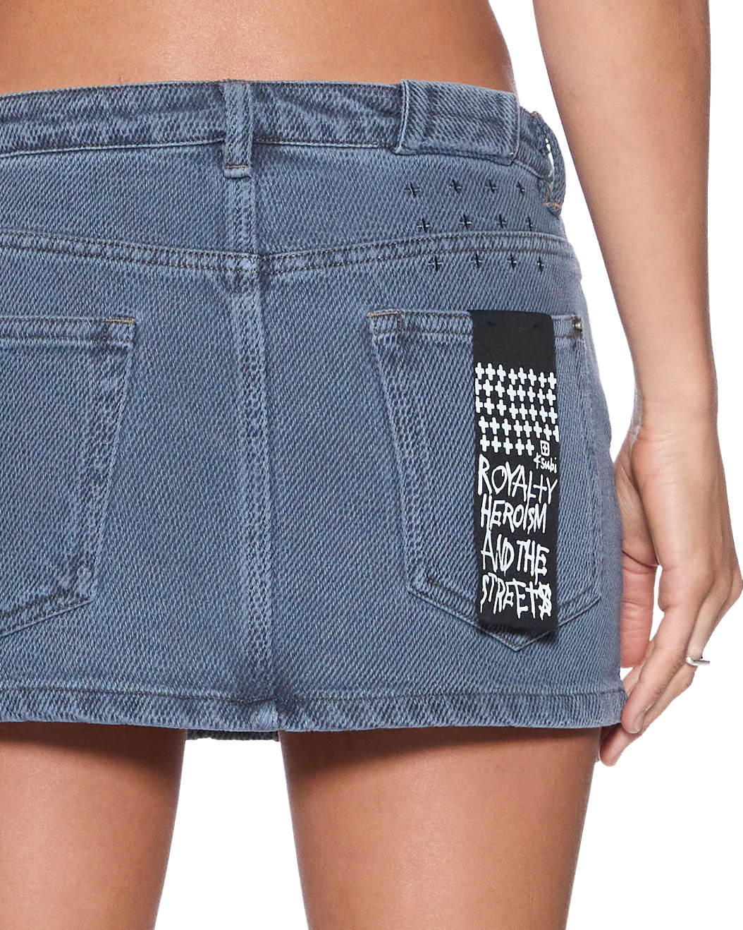MICRO MINI SKIRT EXPOSED MIRAGE - Image 3