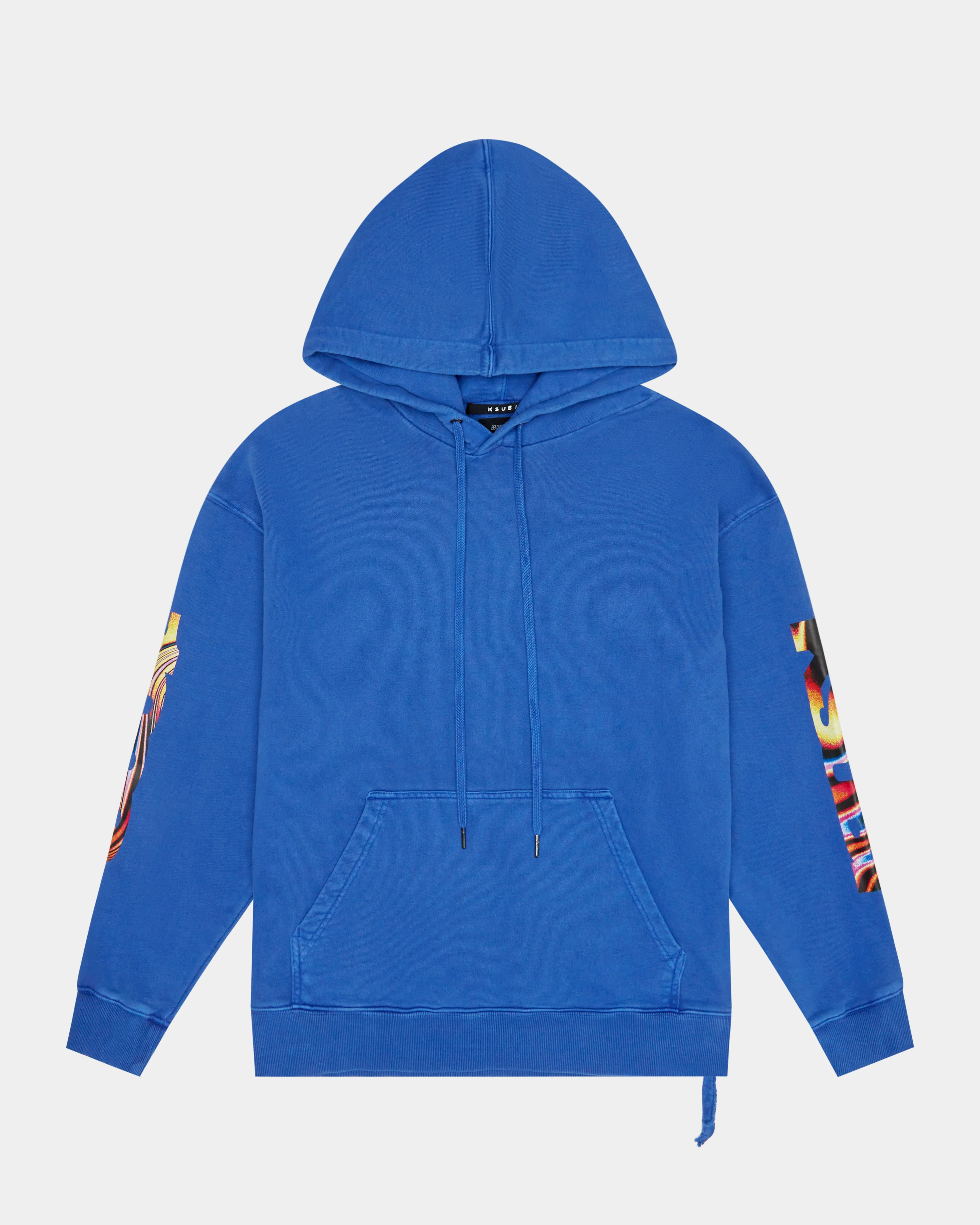 MINDSTATE BIGGIE HOODIE SOLID BLUE - Image 5