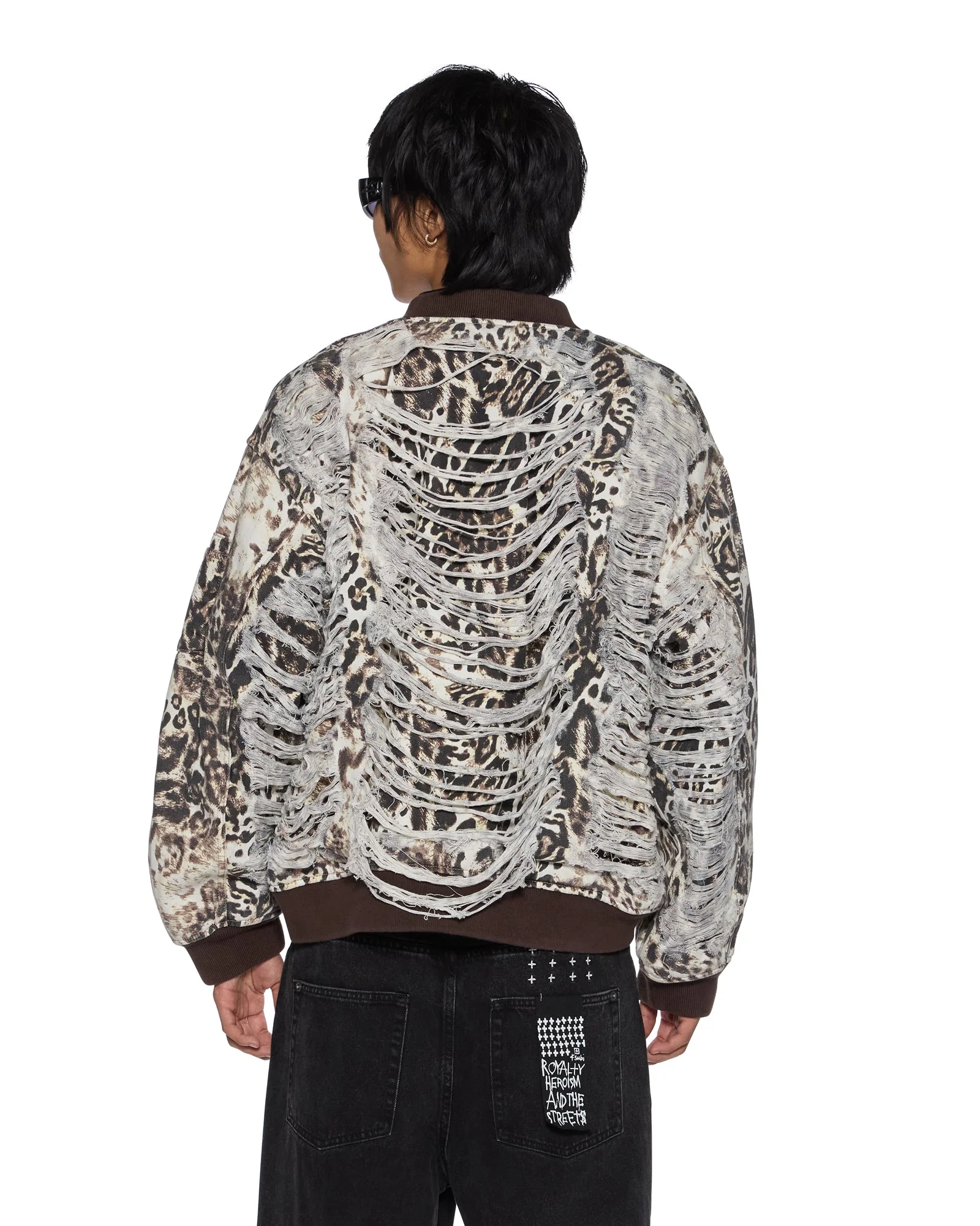 MOWALOLA BOMBER CHEETAH TRASHED - Image 5