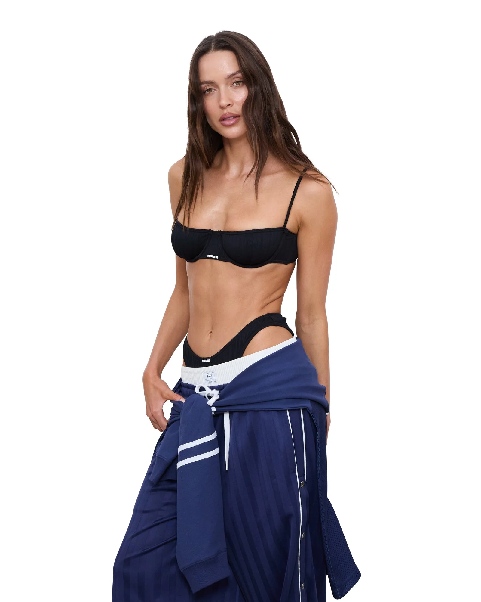 OFF-DUTY BIKINI BLACK RIB - Image 6