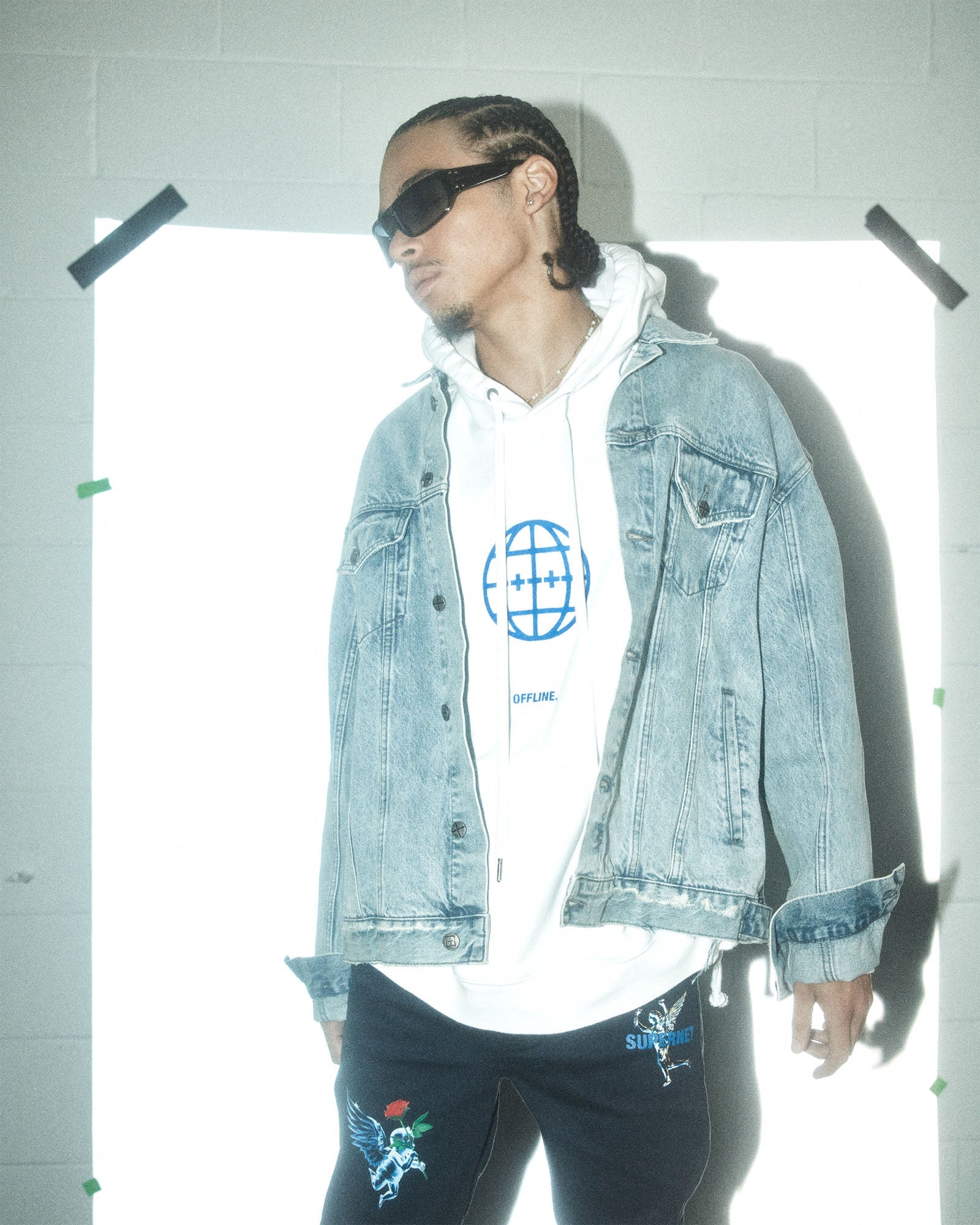 OFFLINE BIGGIE HOODIE TRU WHITE - Image 2