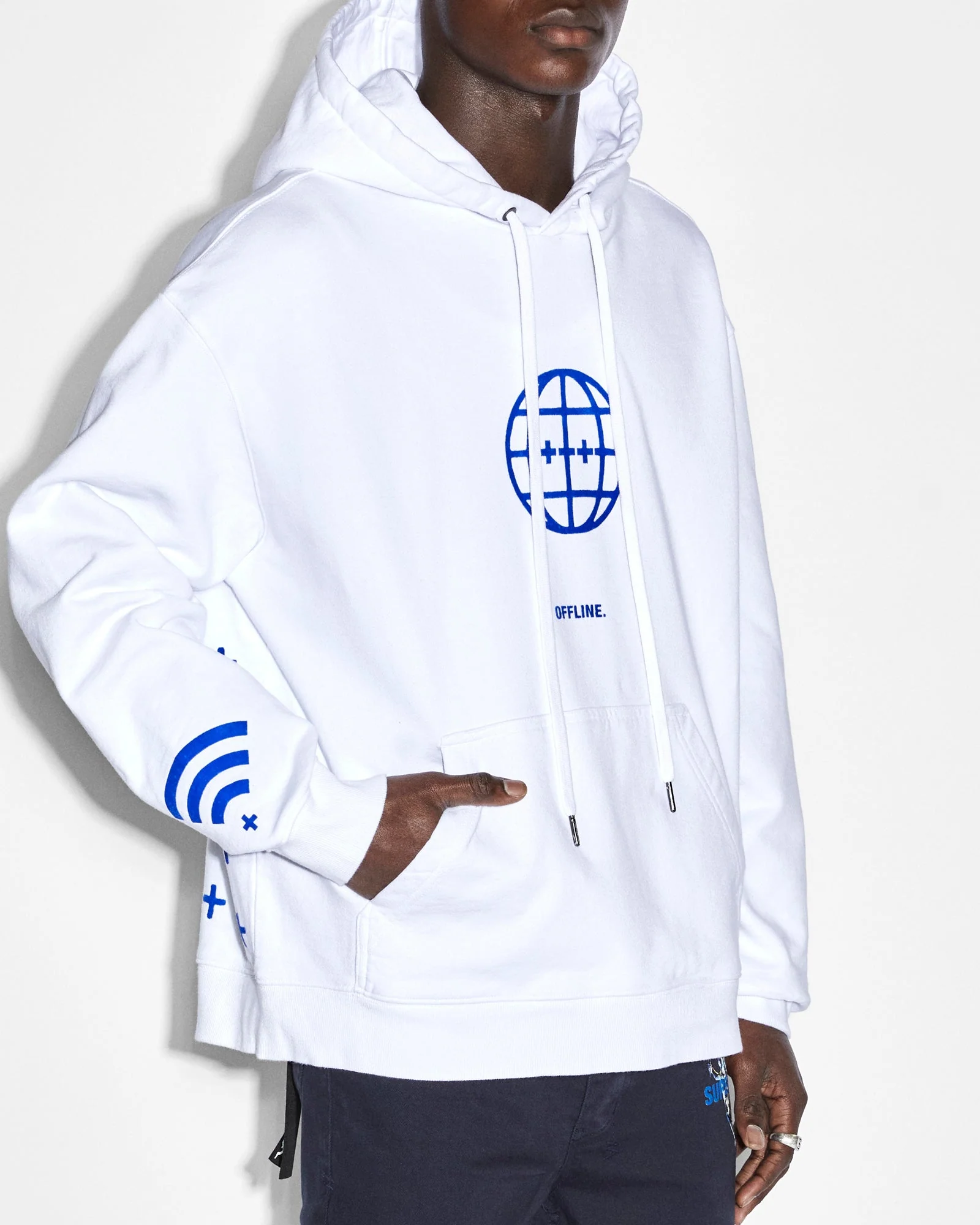 OFFLINE BIGGIE HOODIE TRU WHITE - Image 5