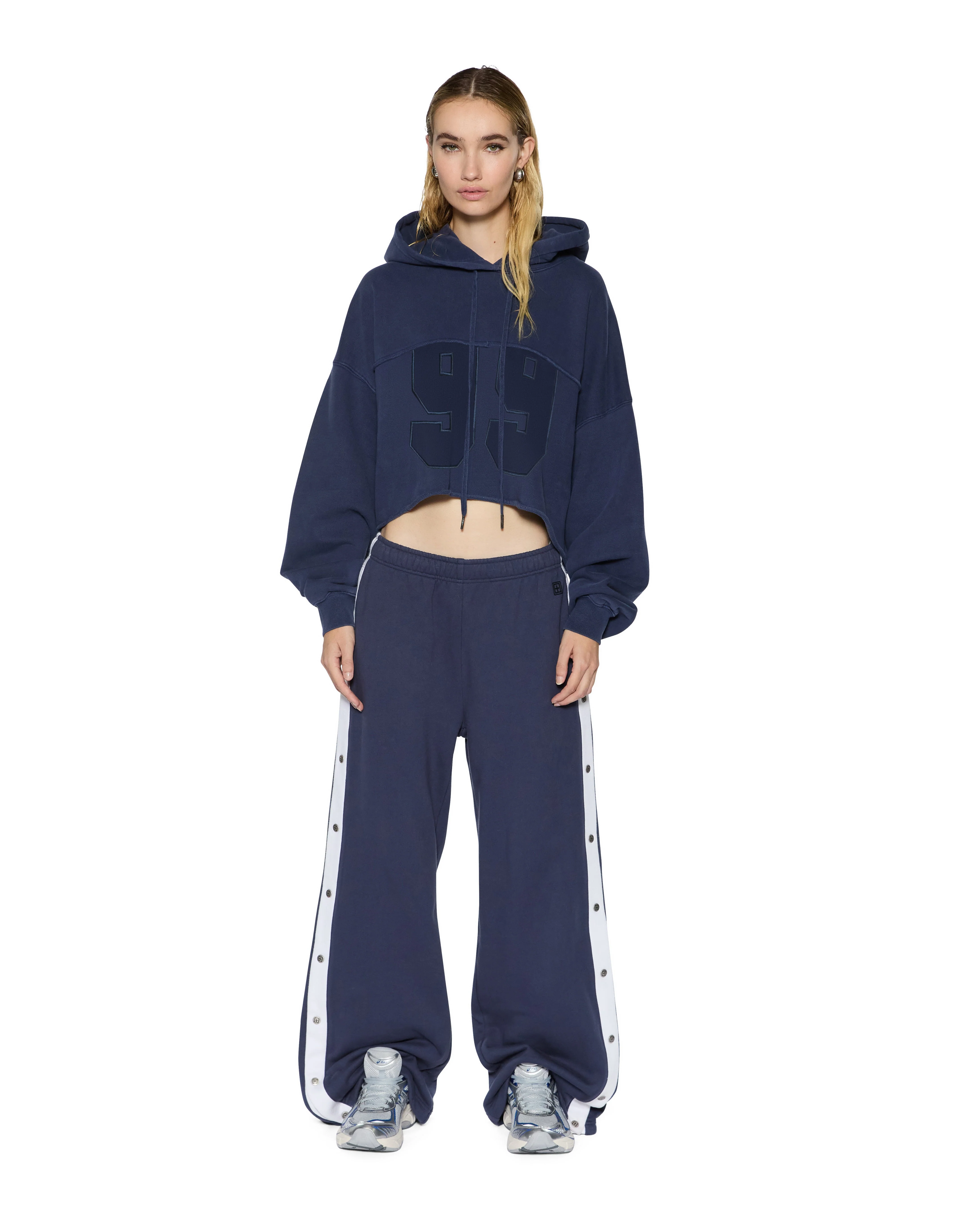 OH G HOODIE CROPPED INK BLUE - Image 3