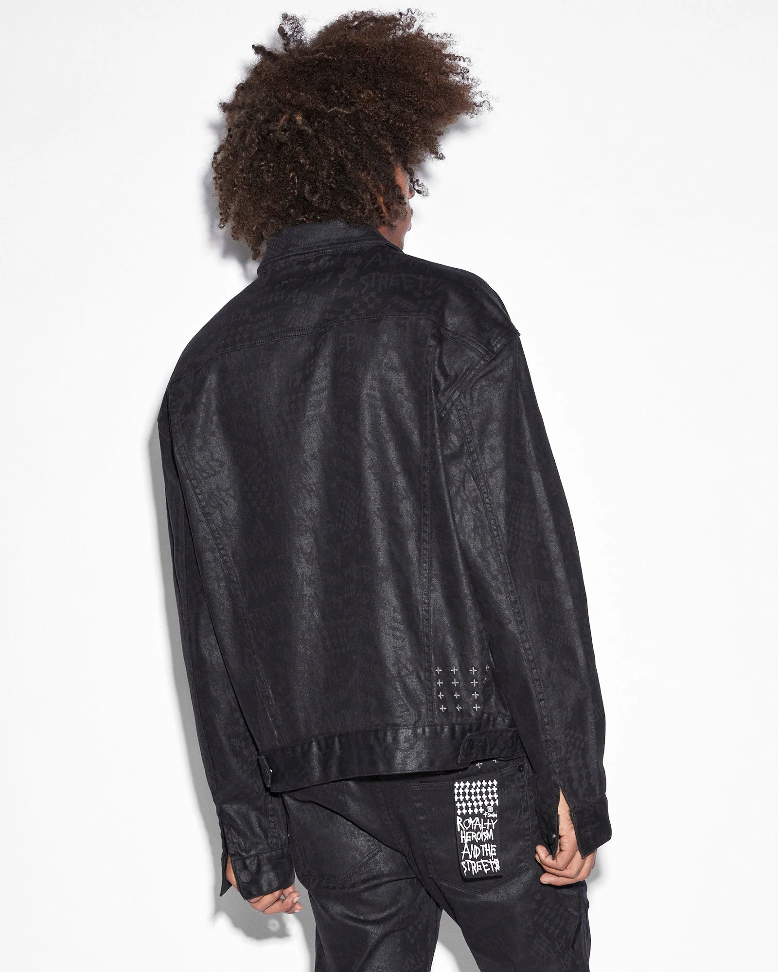 OH G JACKET BLACK GREASE - Image 4