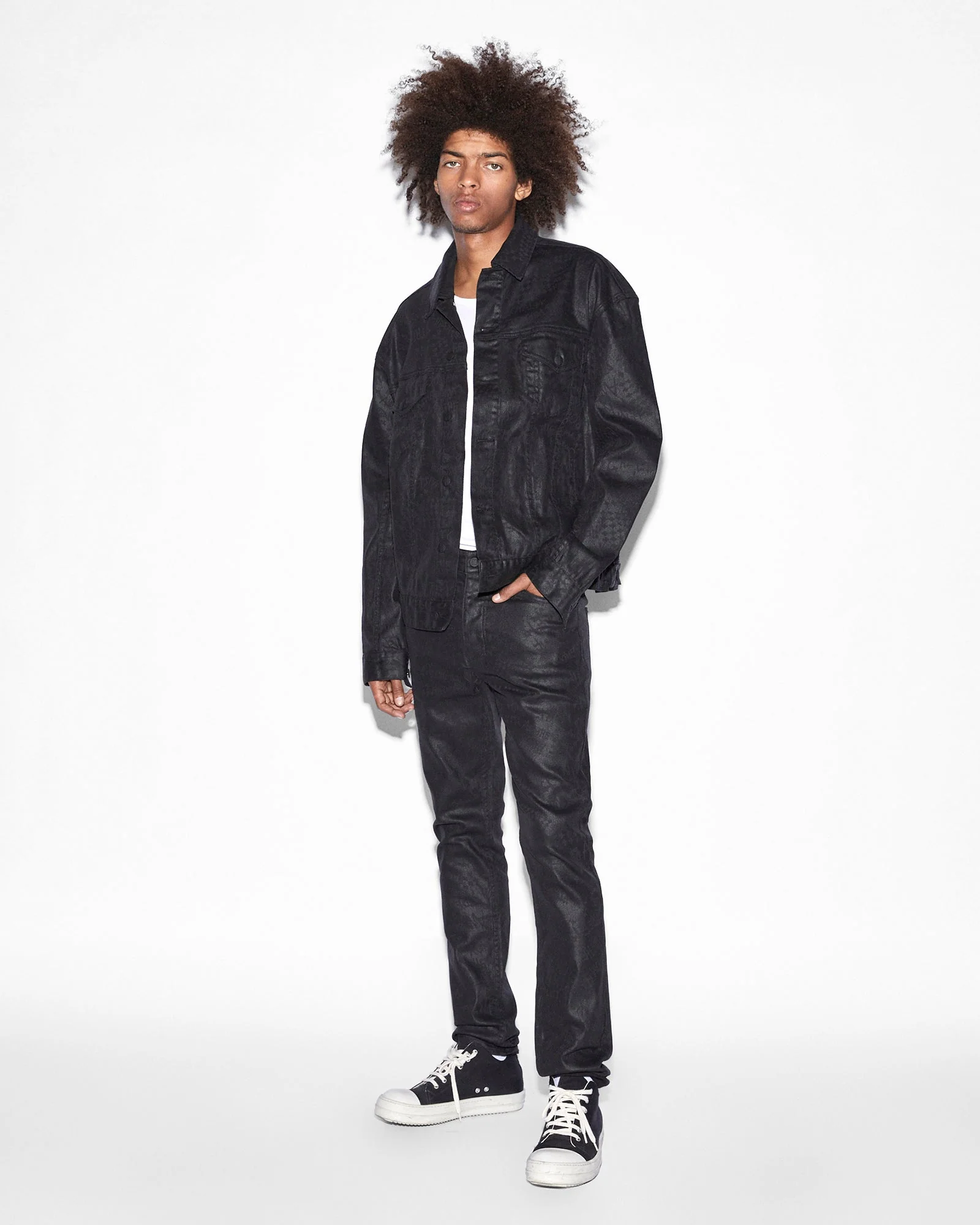 OH G JACKET BLACK GREASE - Image 7