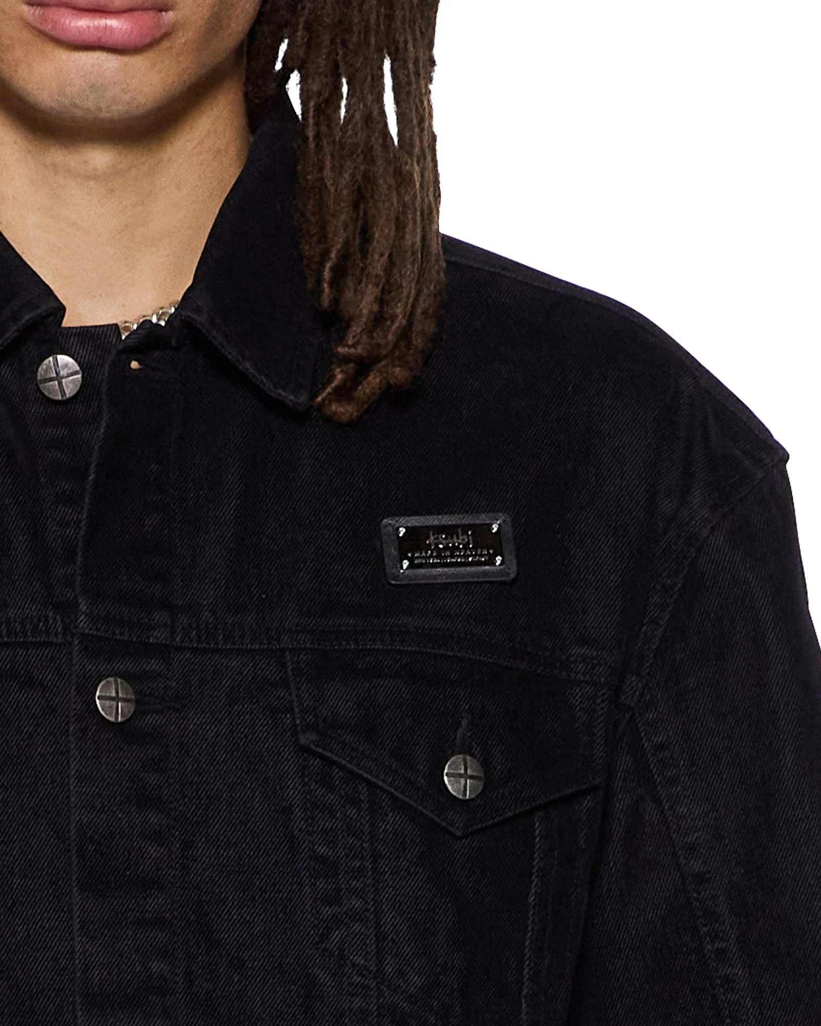 OH G JACKET FLOCKED BLACK - Image 4