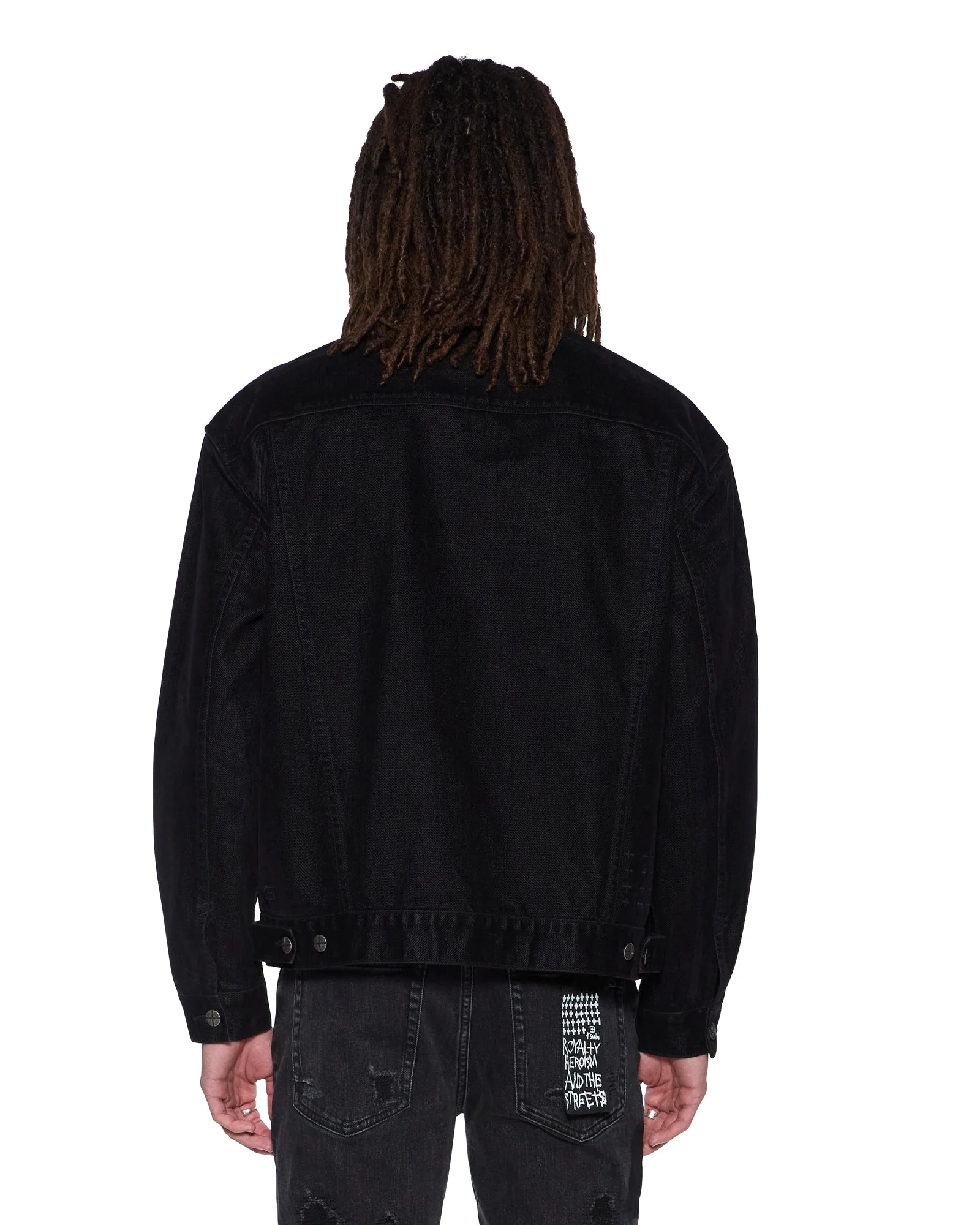 OH G JACKET FLOCKED BLACK - Image 5