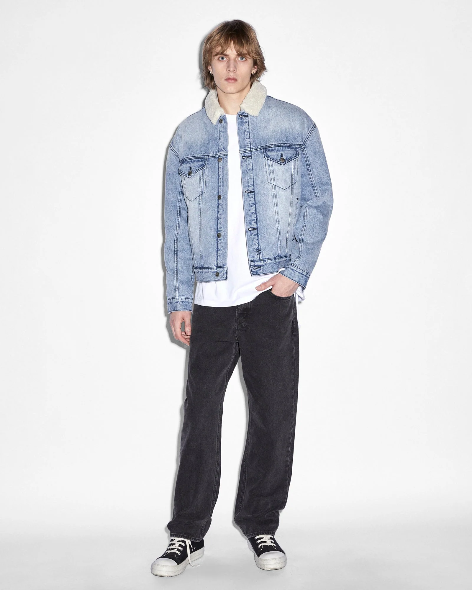 OH G JACKET SHERPA MID BLUE - Image 2