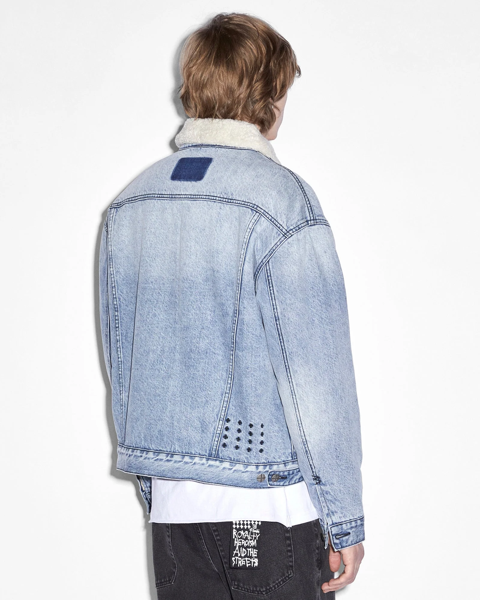 OH G JACKET SHERPA MID BLUE - Image 3