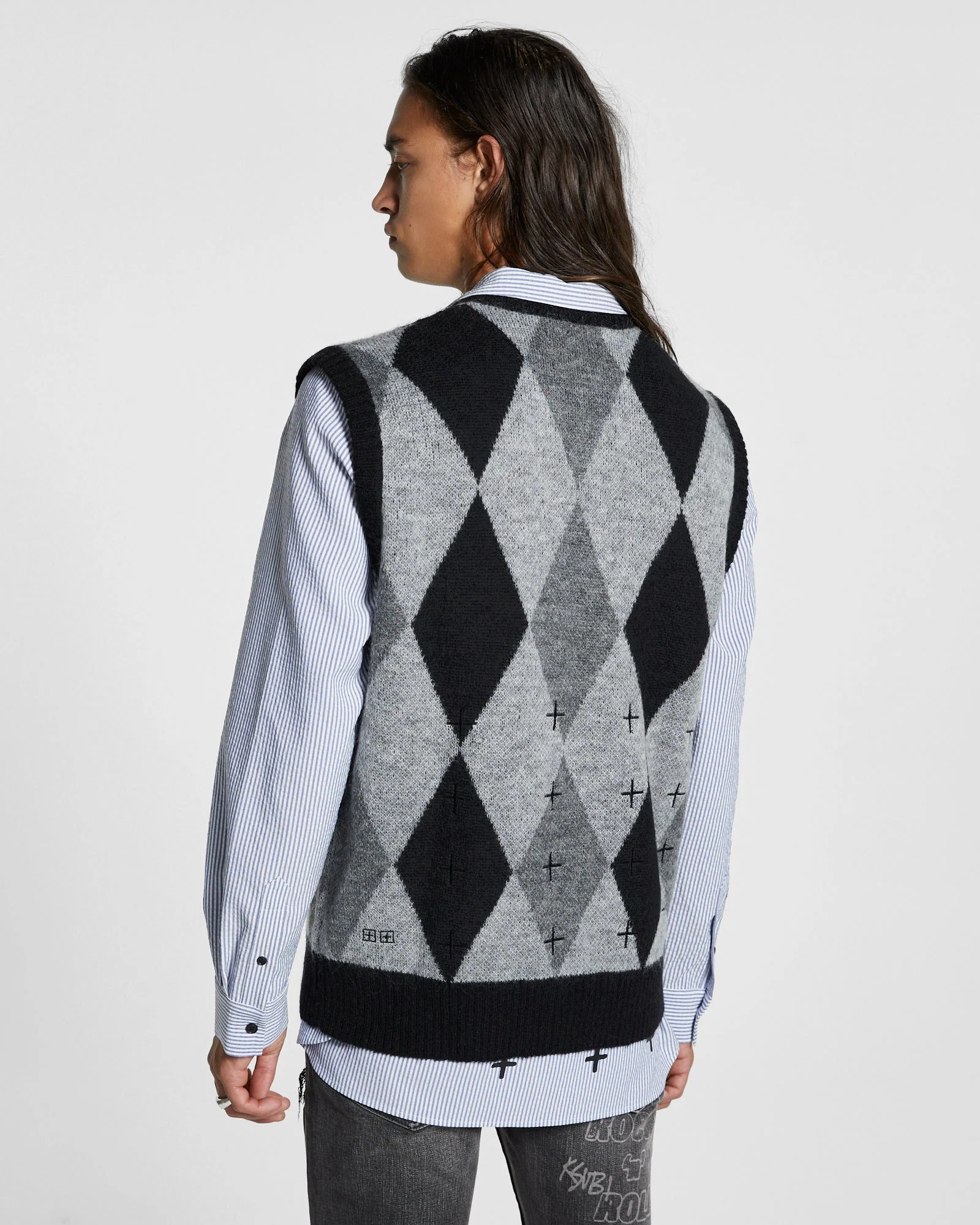 OLD DOLLAR VEST GREY - Image 3