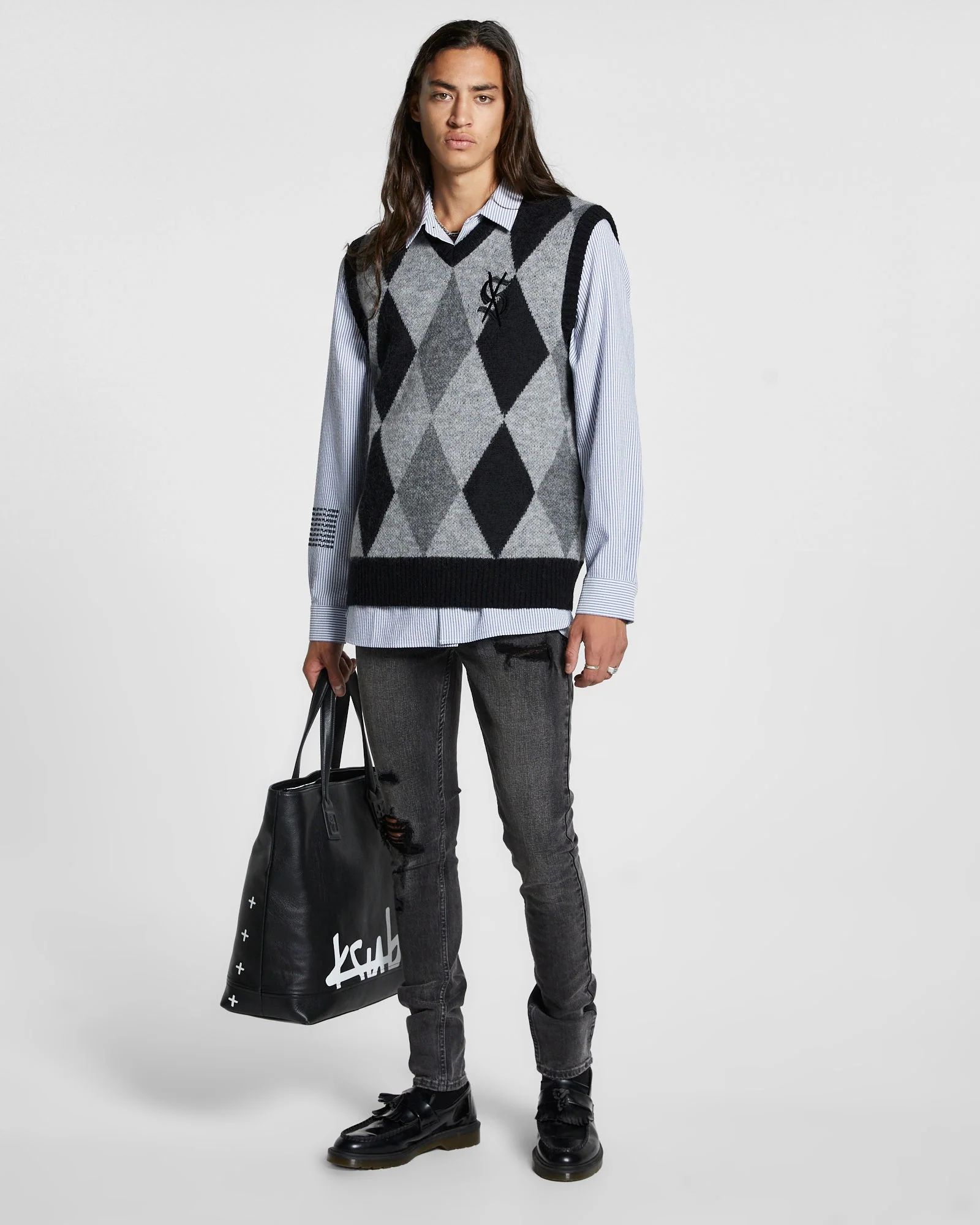 OLD DOLLAR VEST GREY - Image 4