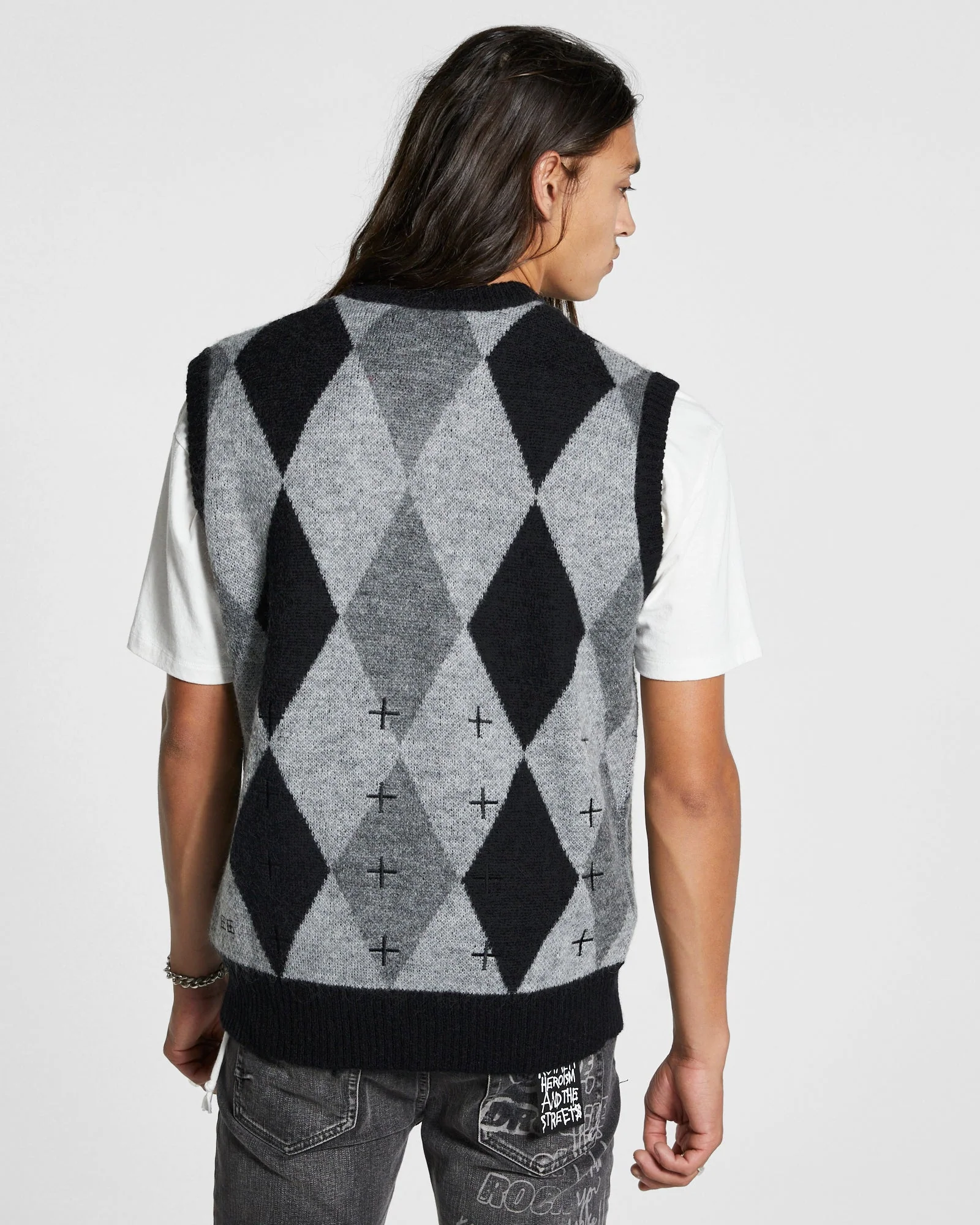 OLD DOLLAR VEST GREY - Image 9