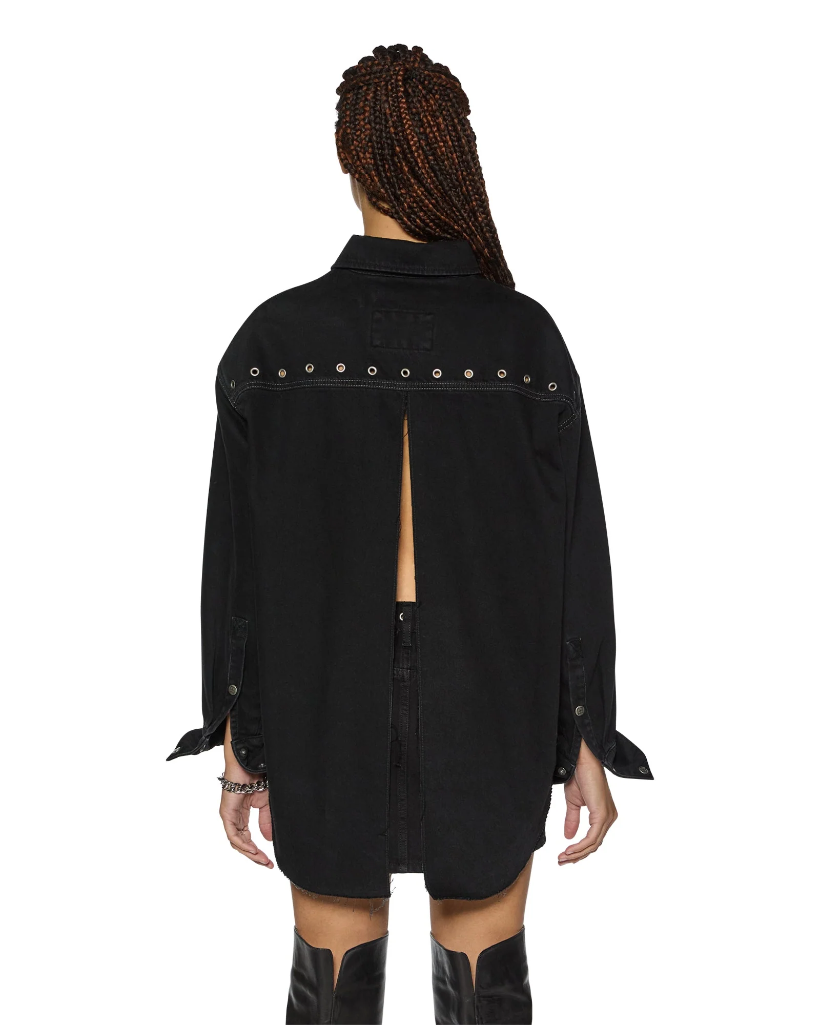 OVERSIZED LS SHIRT SPLIT VICE - Image 3