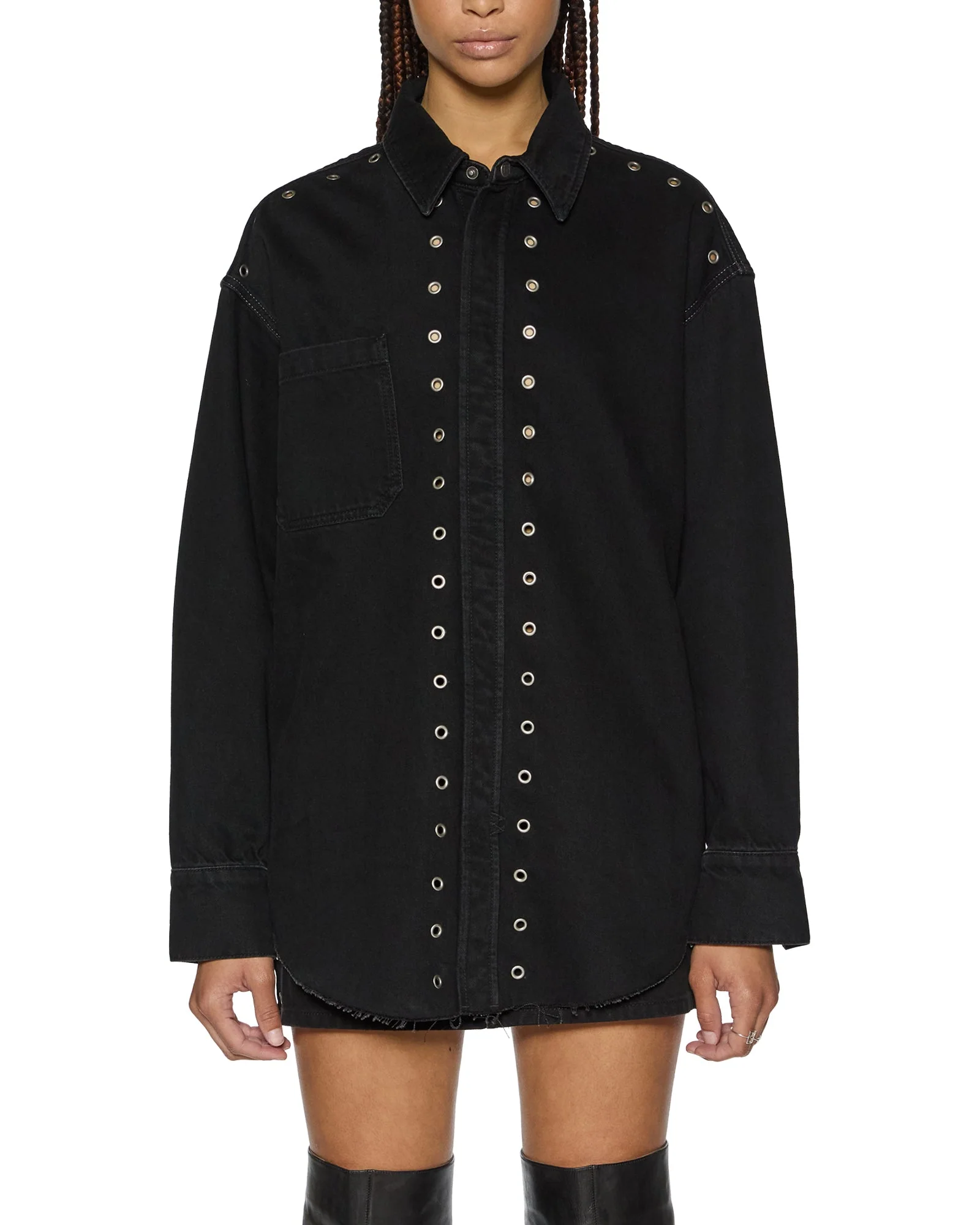 OVERSIZED LS SHIRT SPLIT VICE - Image 5