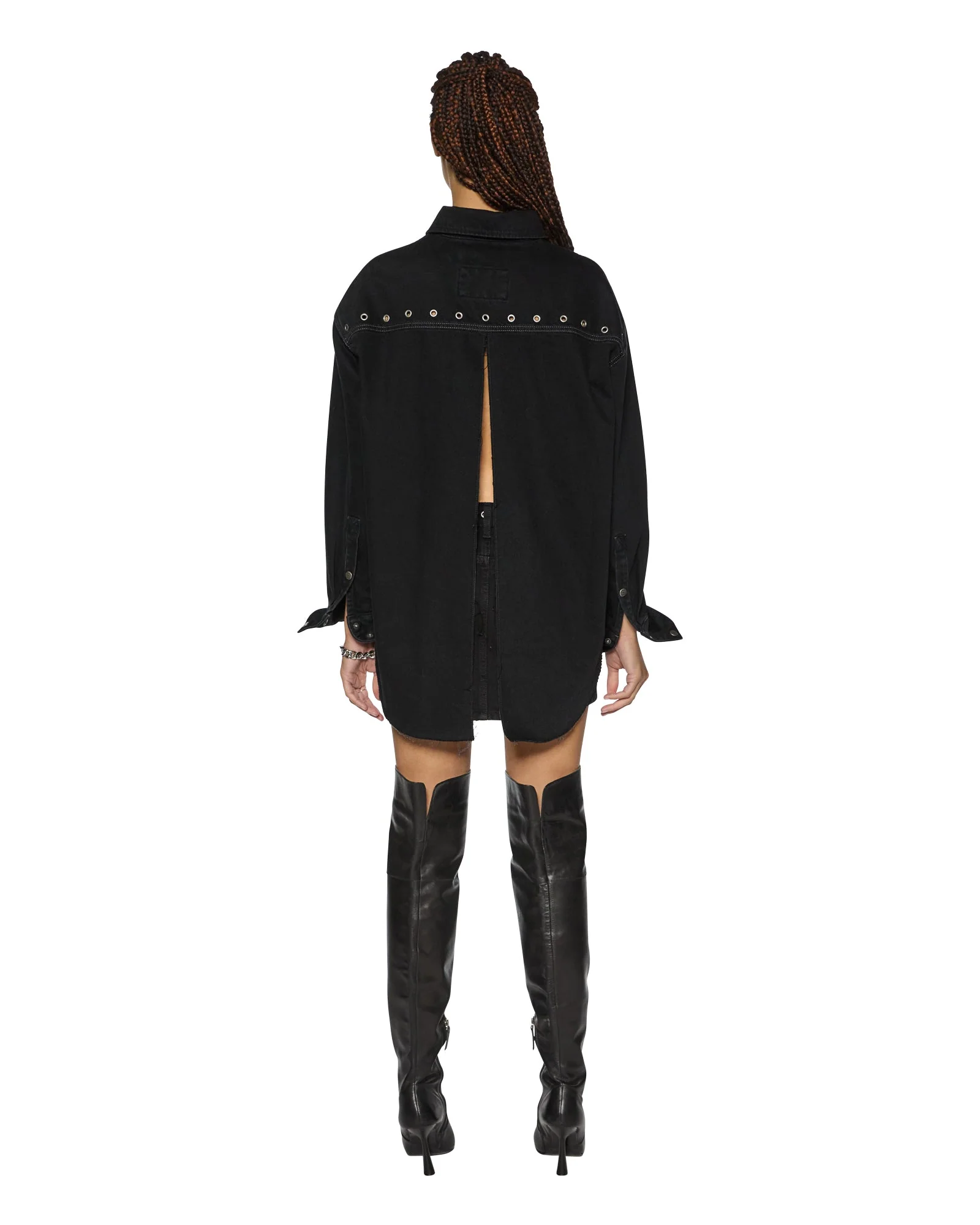 OVERSIZED LS SHIRT SPLIT VICE - Image 7