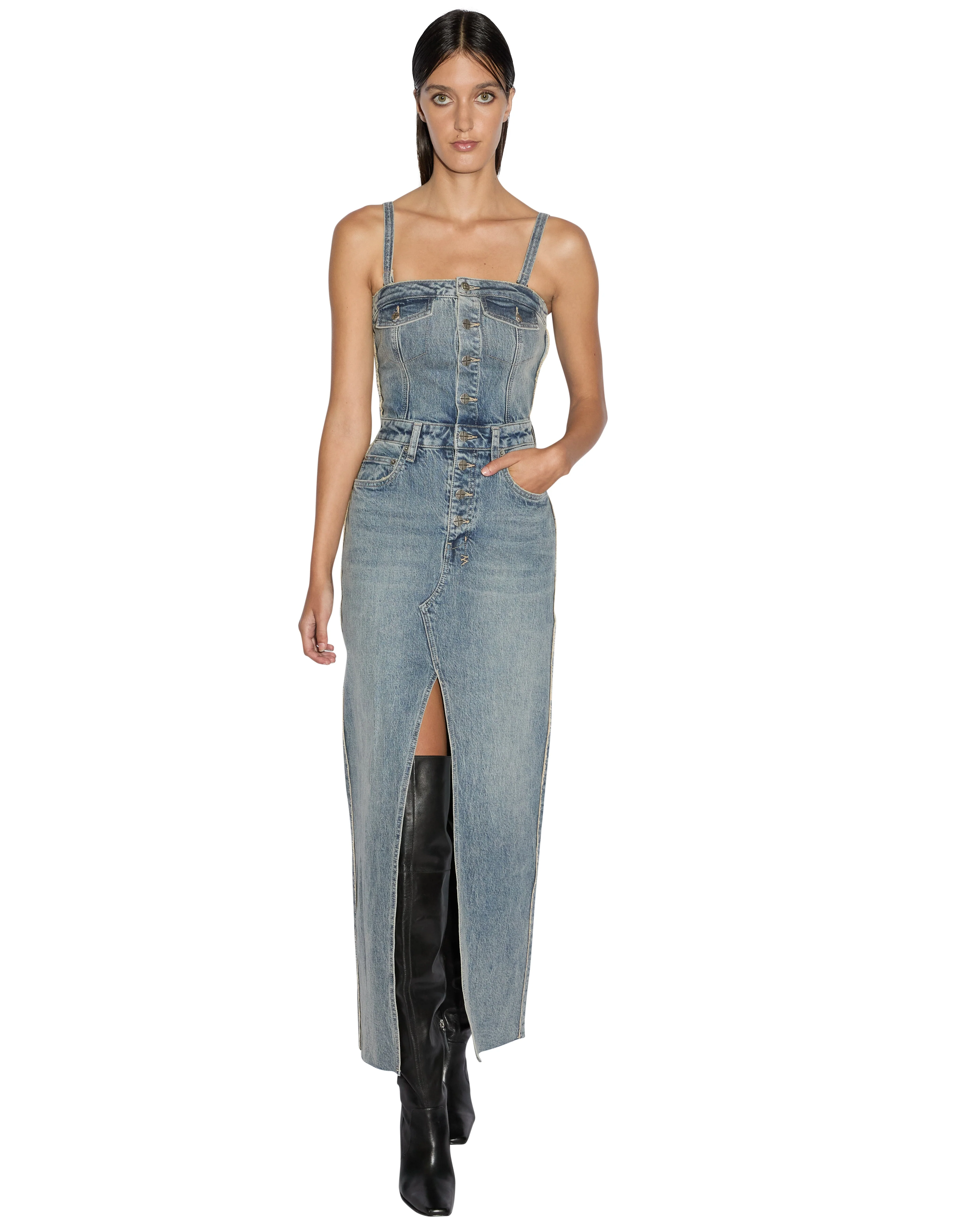 PALOMA DRESS FRAYED - Image 3