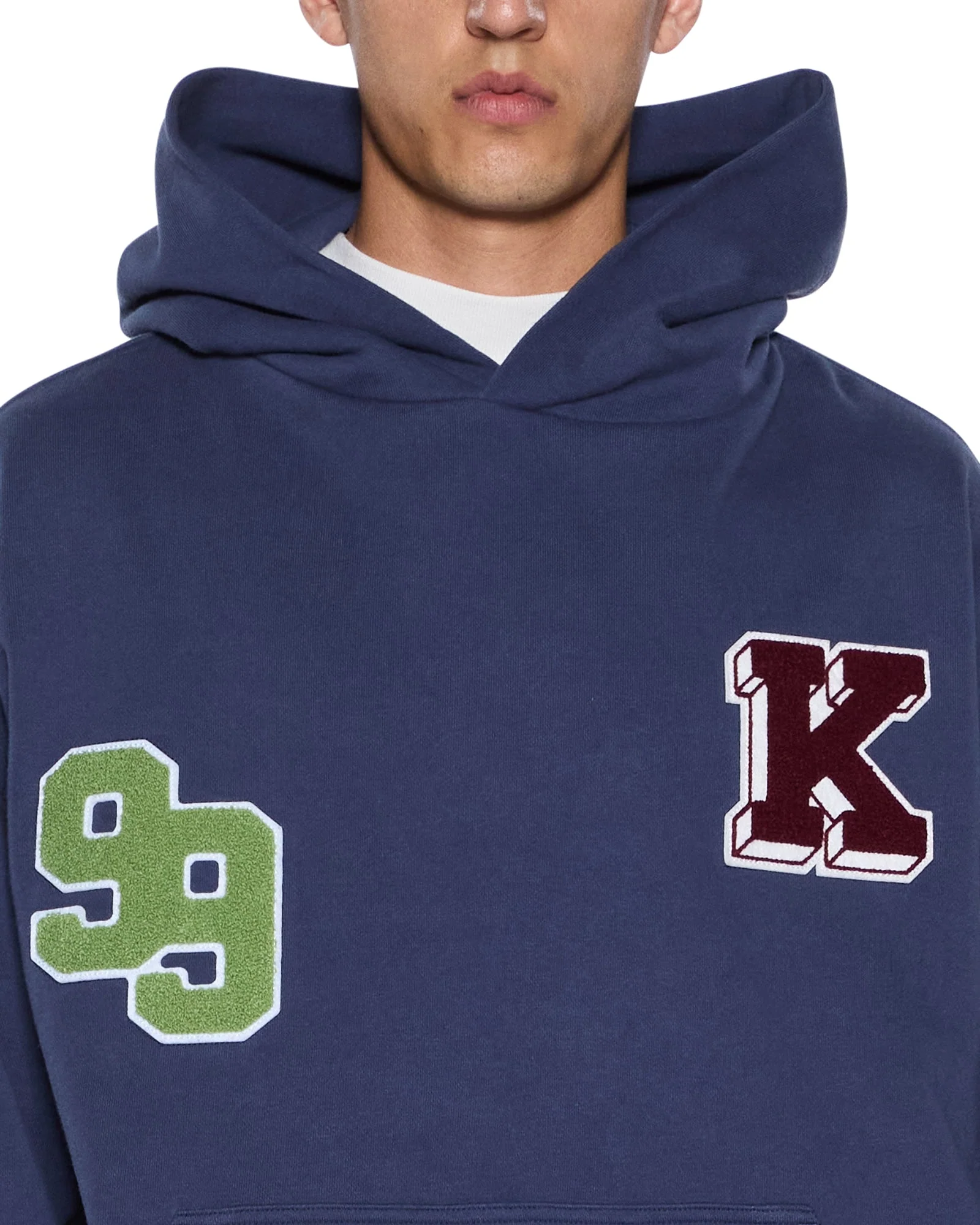 PATCHED EKCESS HOODIE NAVY - Image 4