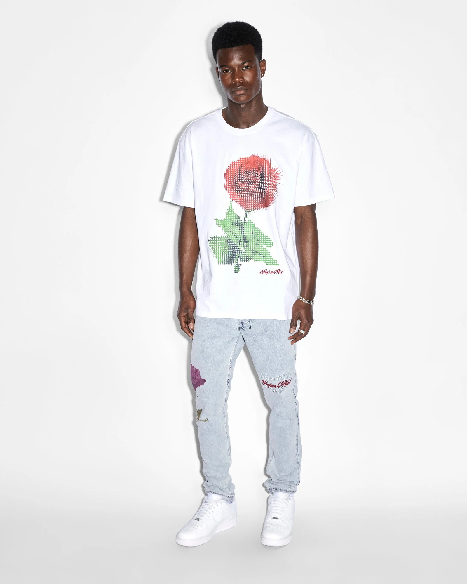 PIXEL BIGGIE SS TEE TRU WHITE - Image 2