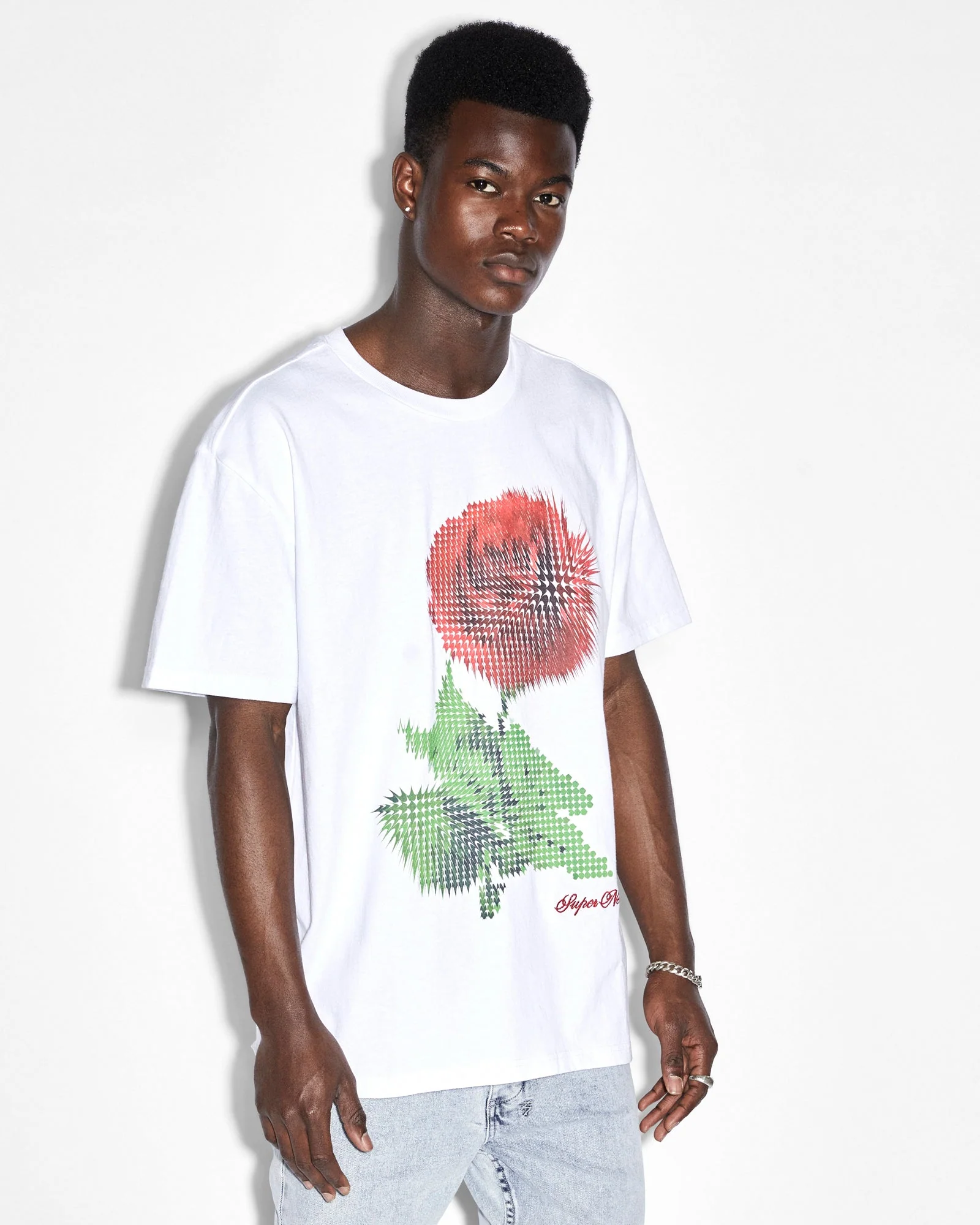 PIXEL BIGGIE SS TEE TRU WHITE - Image 4
