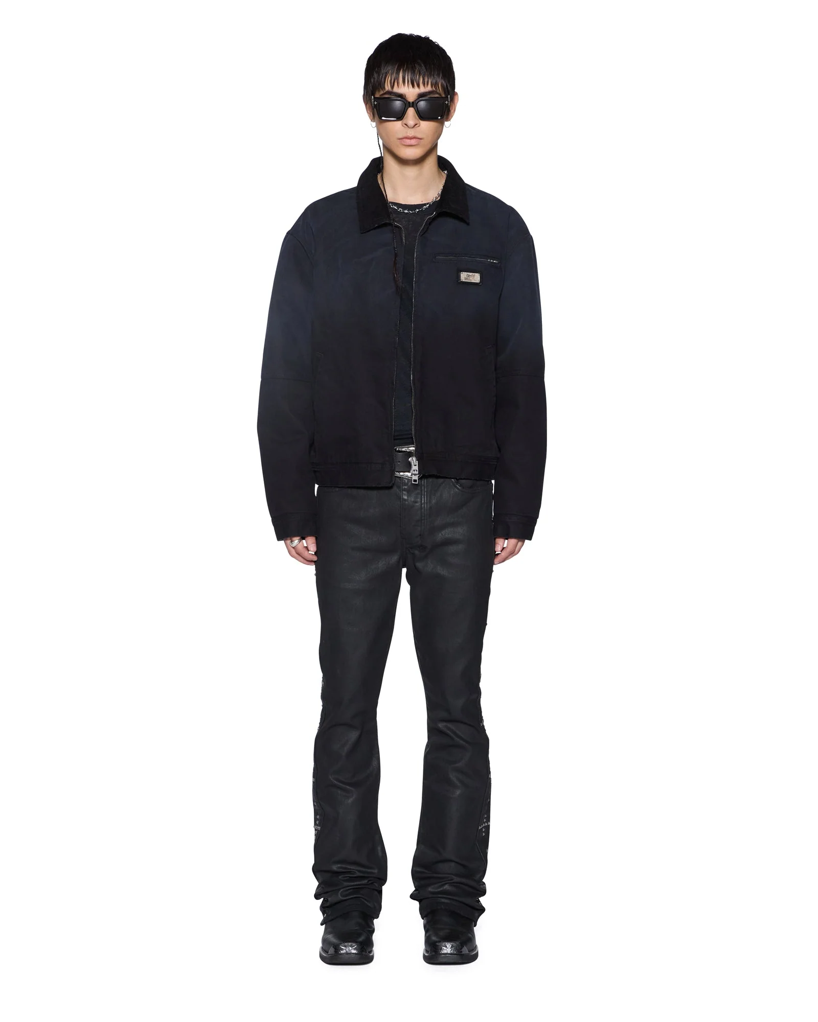 PLATED GREENWICH JACKET BLACK - Image 2