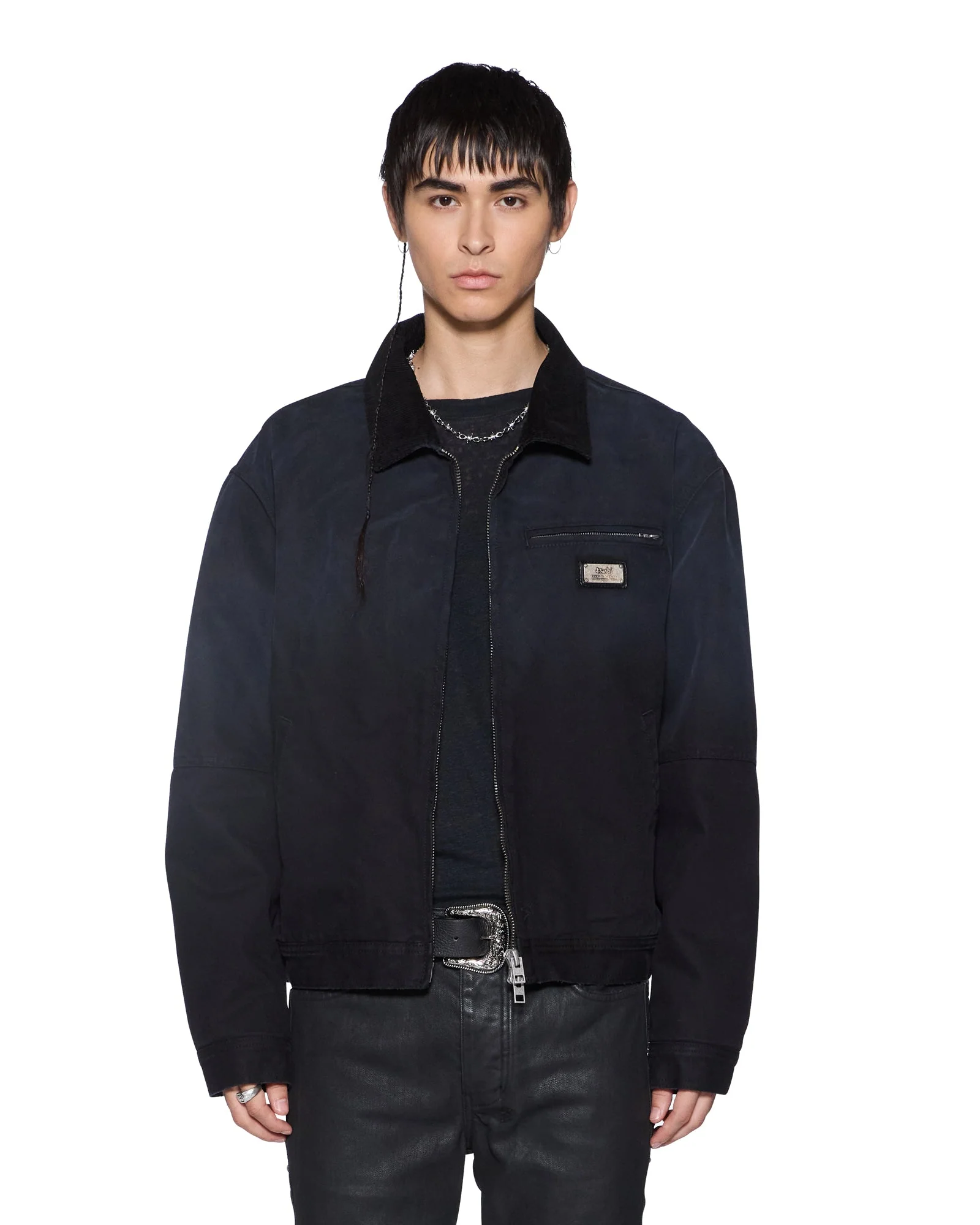 PLATED GREENWICH JACKET BLACK - Image 4