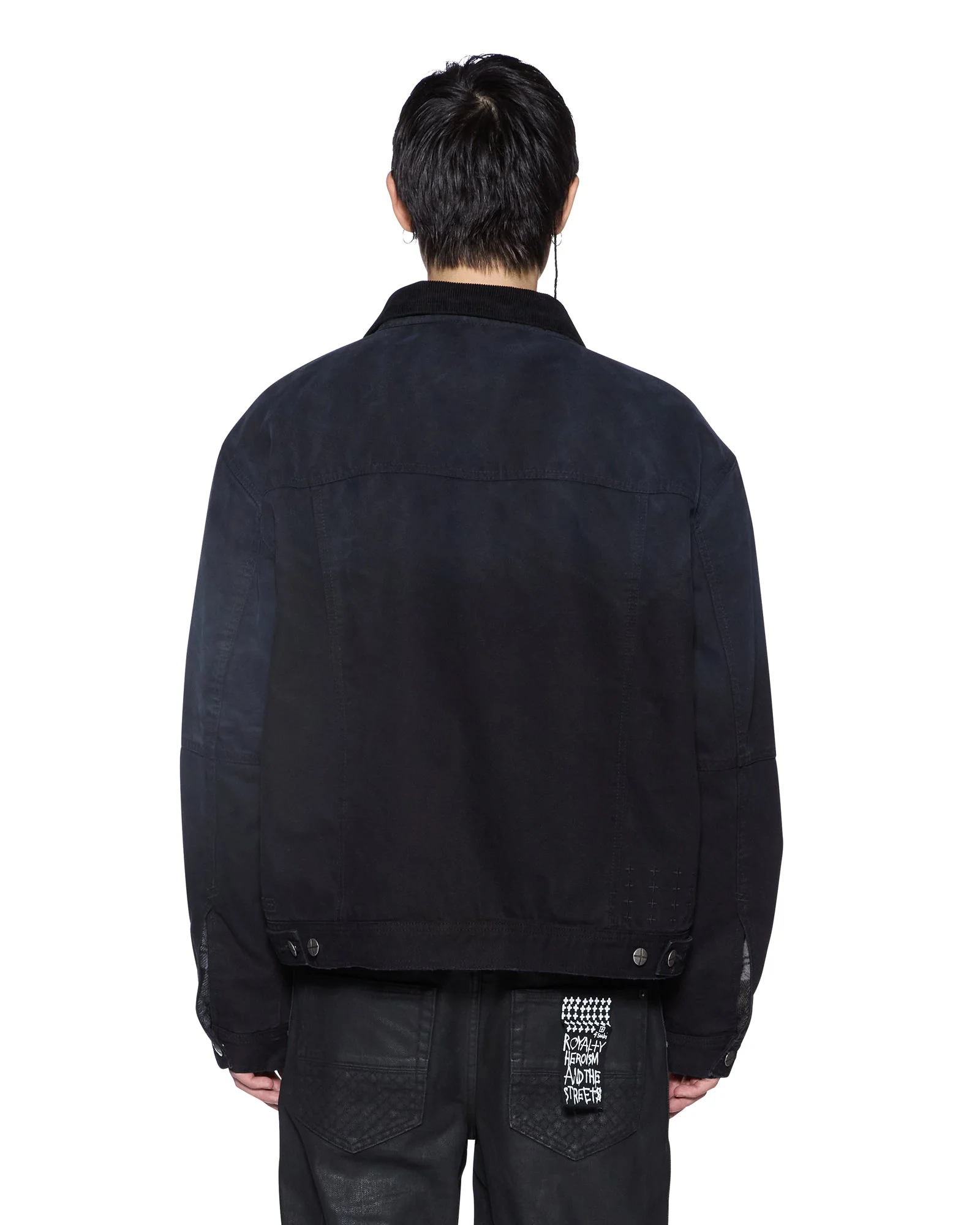 PLATED GREENWICH JACKET BLACK - Image 5