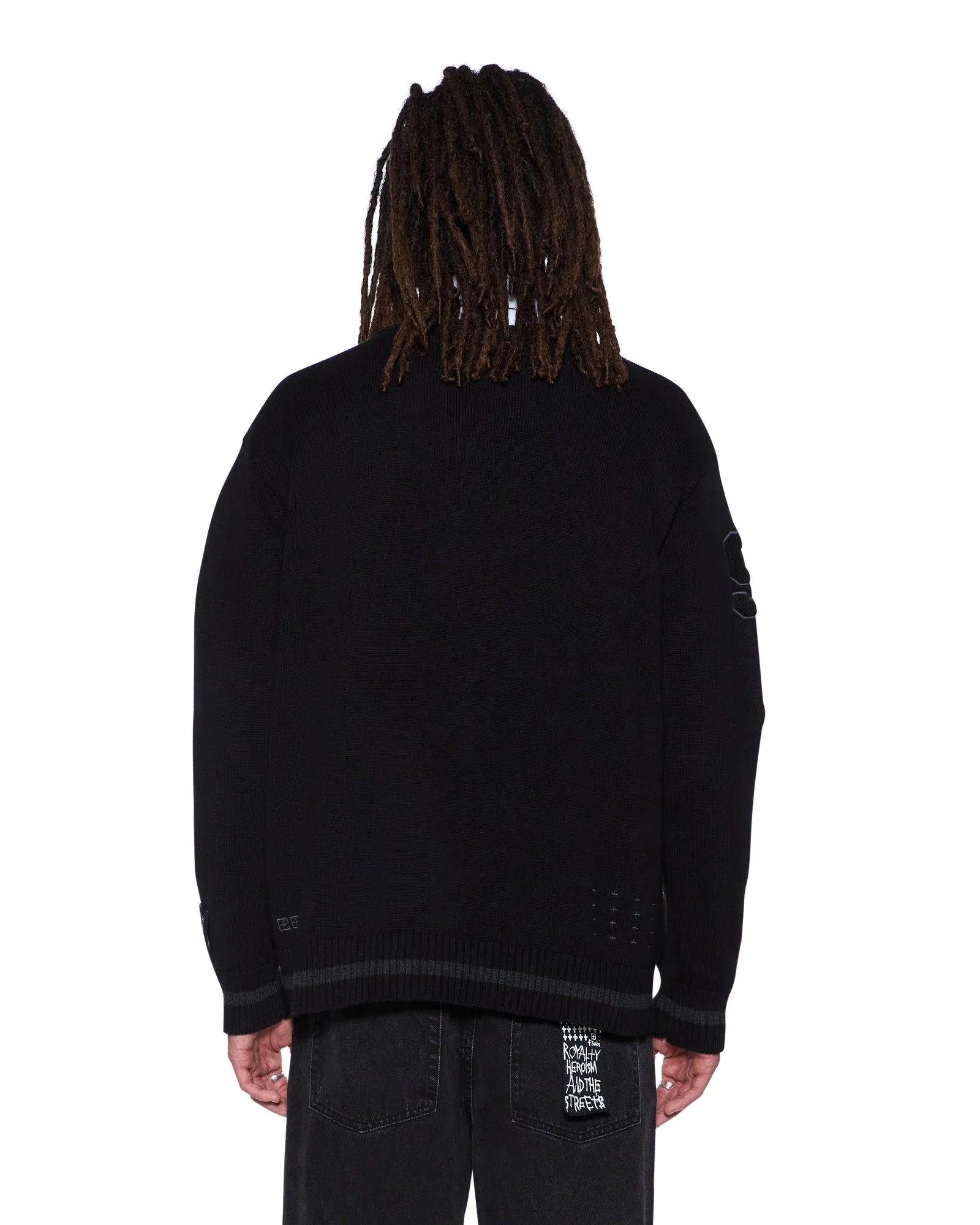 PLAYOFF CARDIGAN BLACK - Image 4