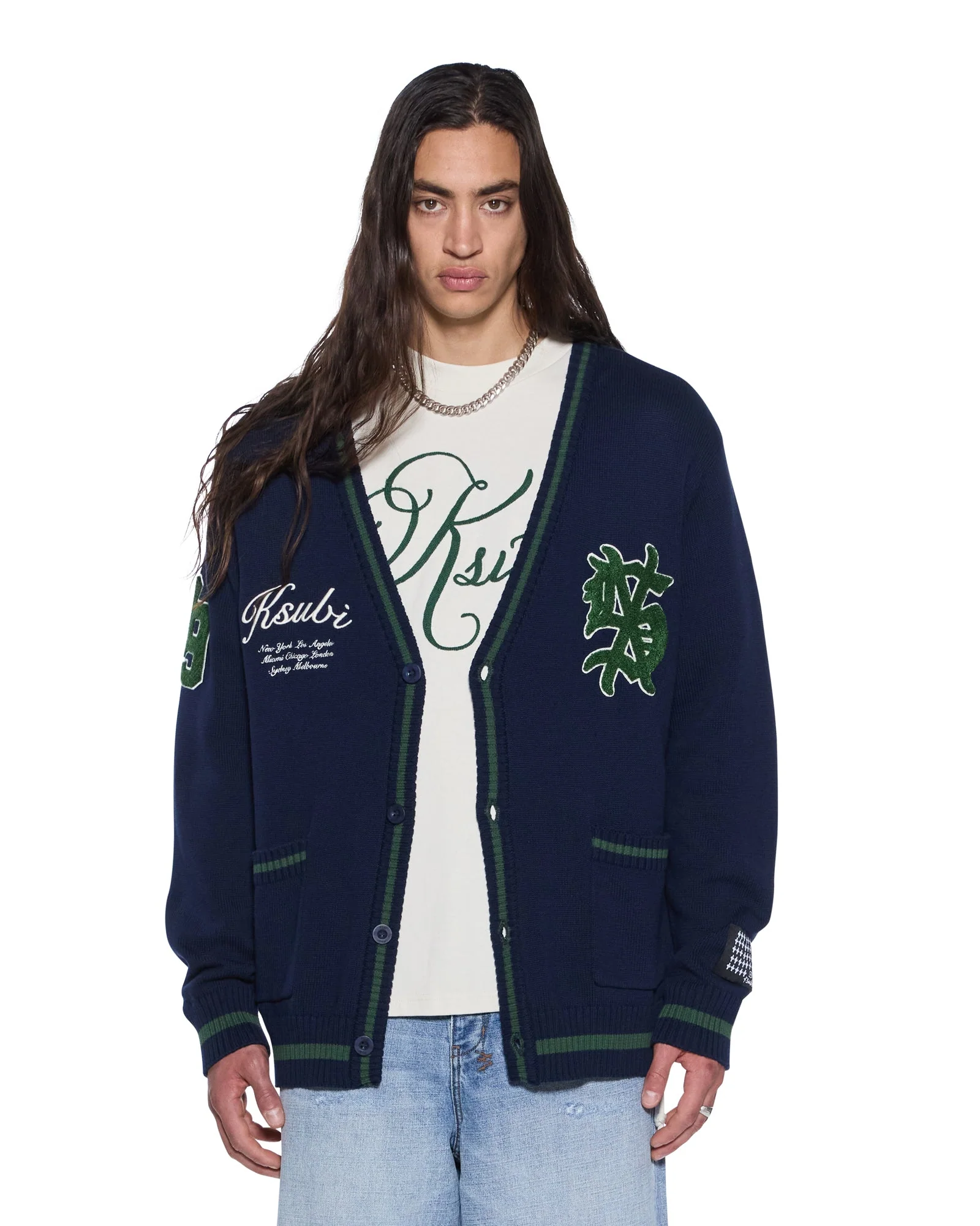 PLAYOFF CARDIGAN MIDNIGHT - Image 3