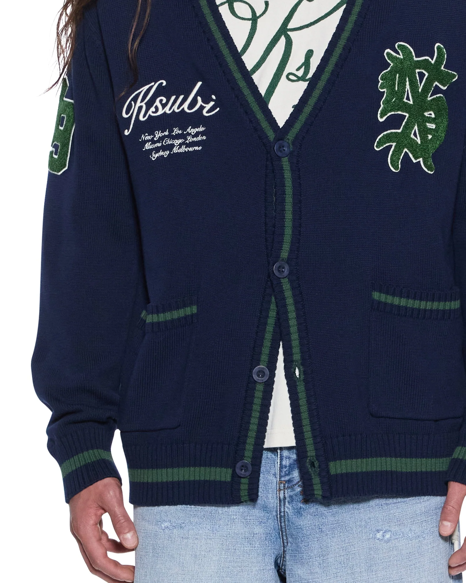 PLAYOFF CARDIGAN MIDNIGHT - Image 4
