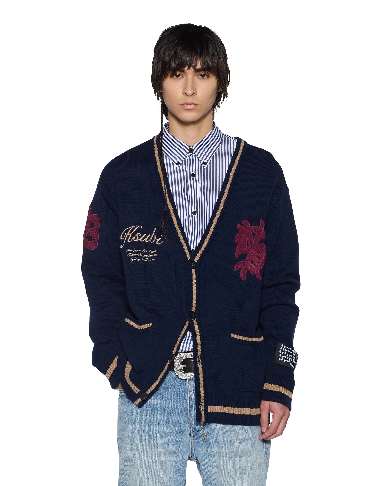 PLAYOFF CARDIGAN NAVY - Image 3
