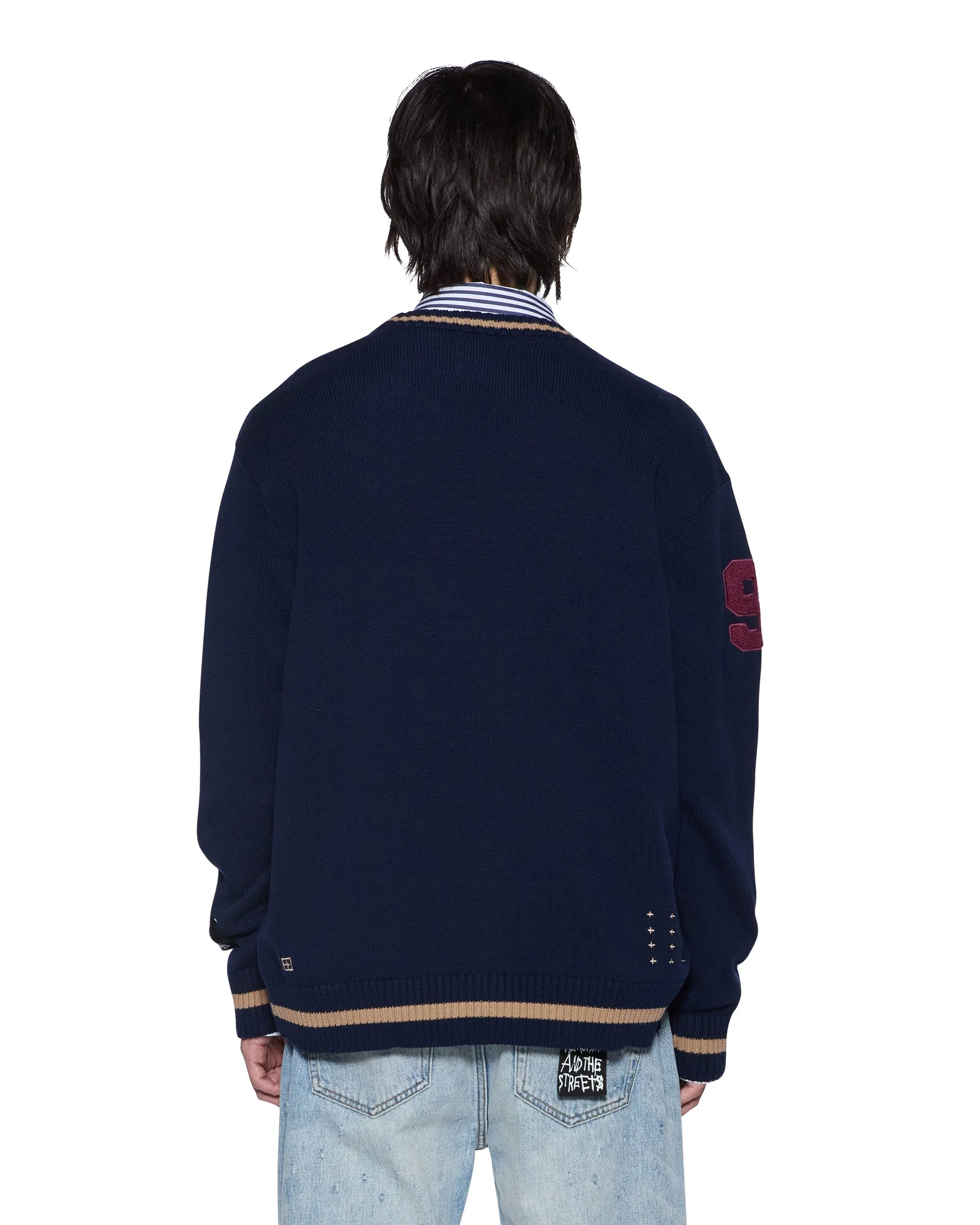PLAYOFF CARDIGAN NAVY - Image 4