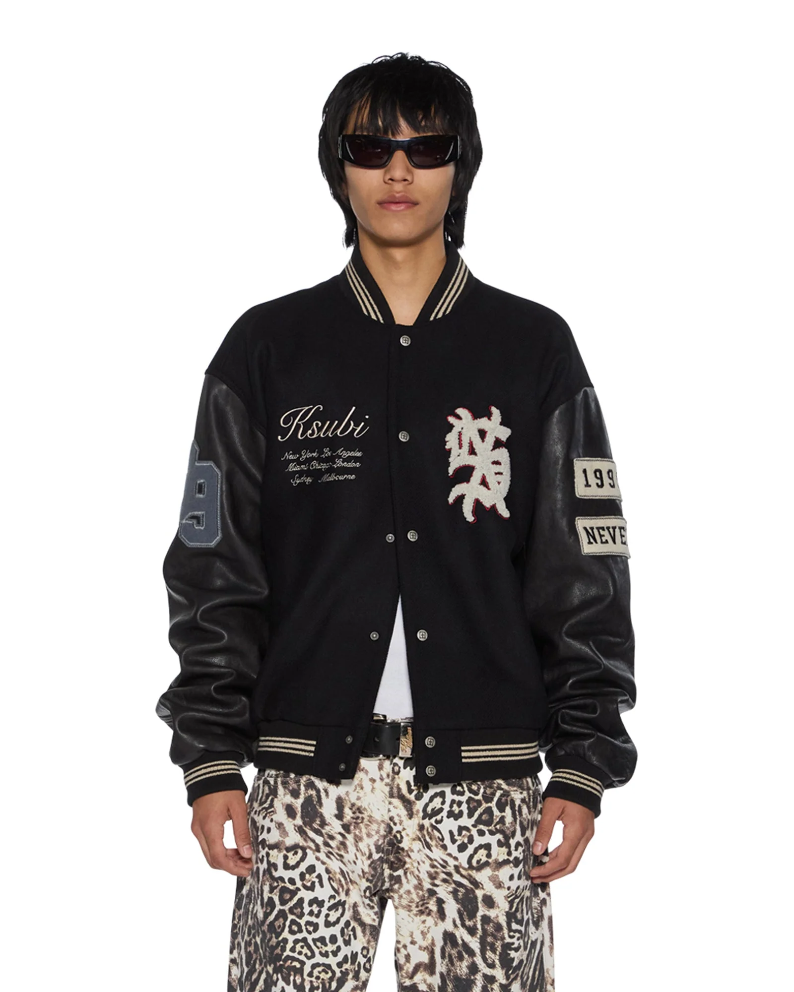PLAYOFF VARSITY JACKET BLACK - Image 9