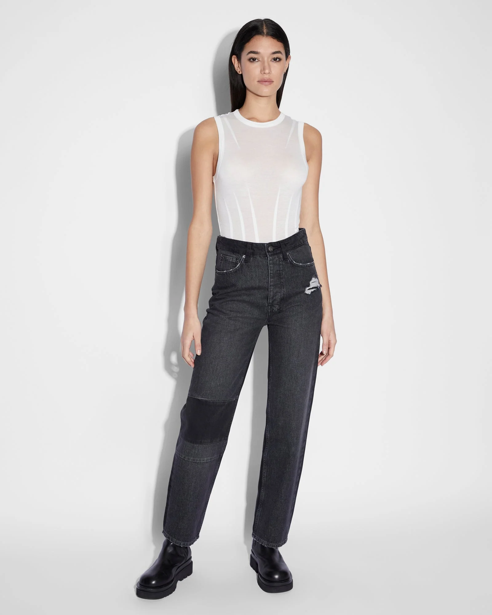 RESTRICT CORSET BODYSUIT ECRU - Image 2
