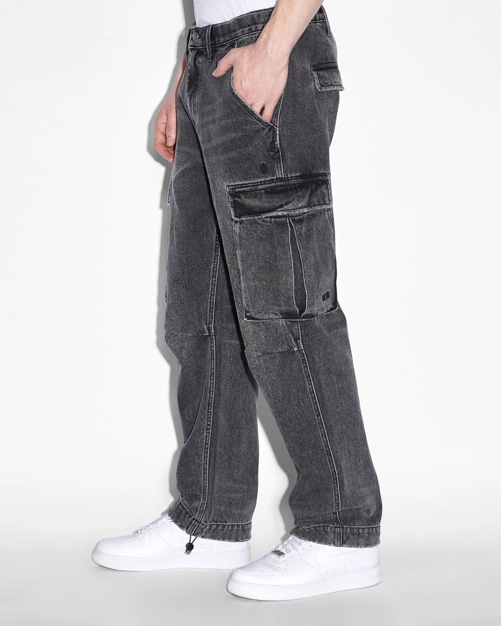 RIOT CARGO PANT ANGST BLACK - Image 6