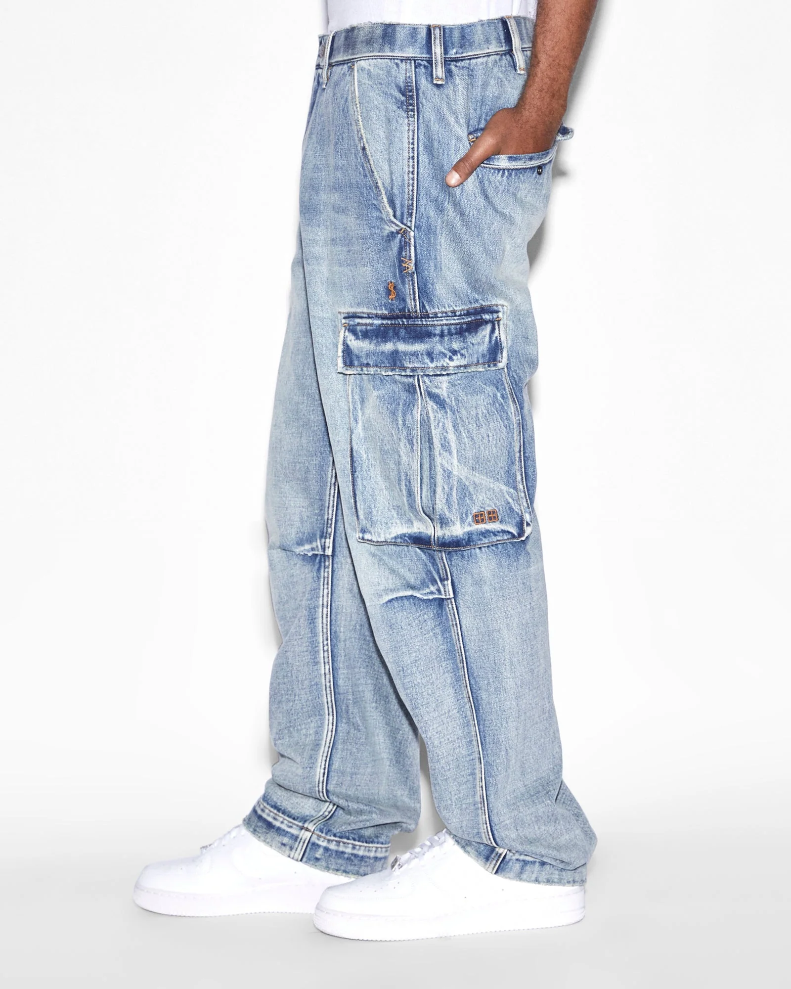 RIOT CARGO PANT PUNK BLUE - Image 7