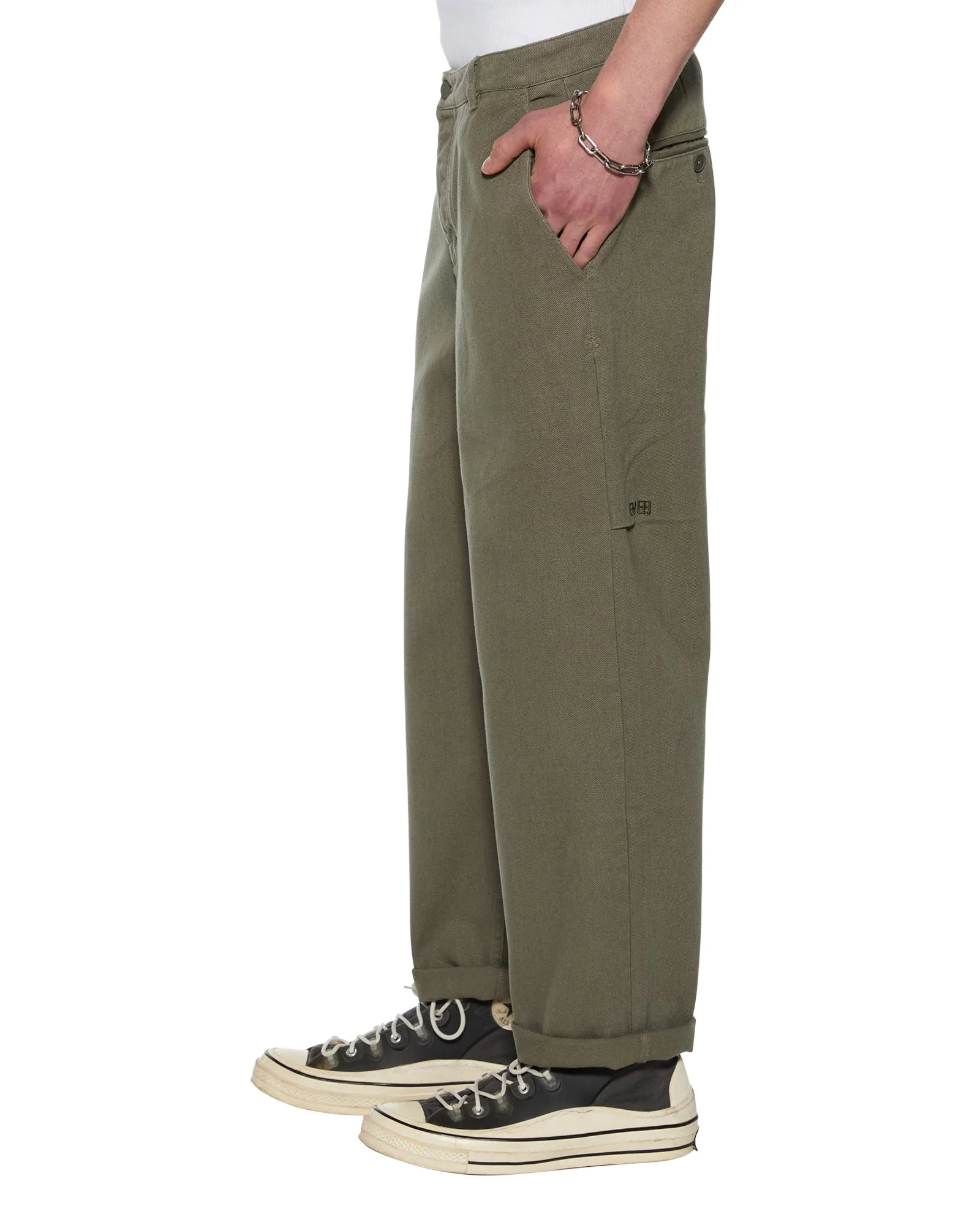 RIVAL CHINO TROUSER KHAKI - Image 3