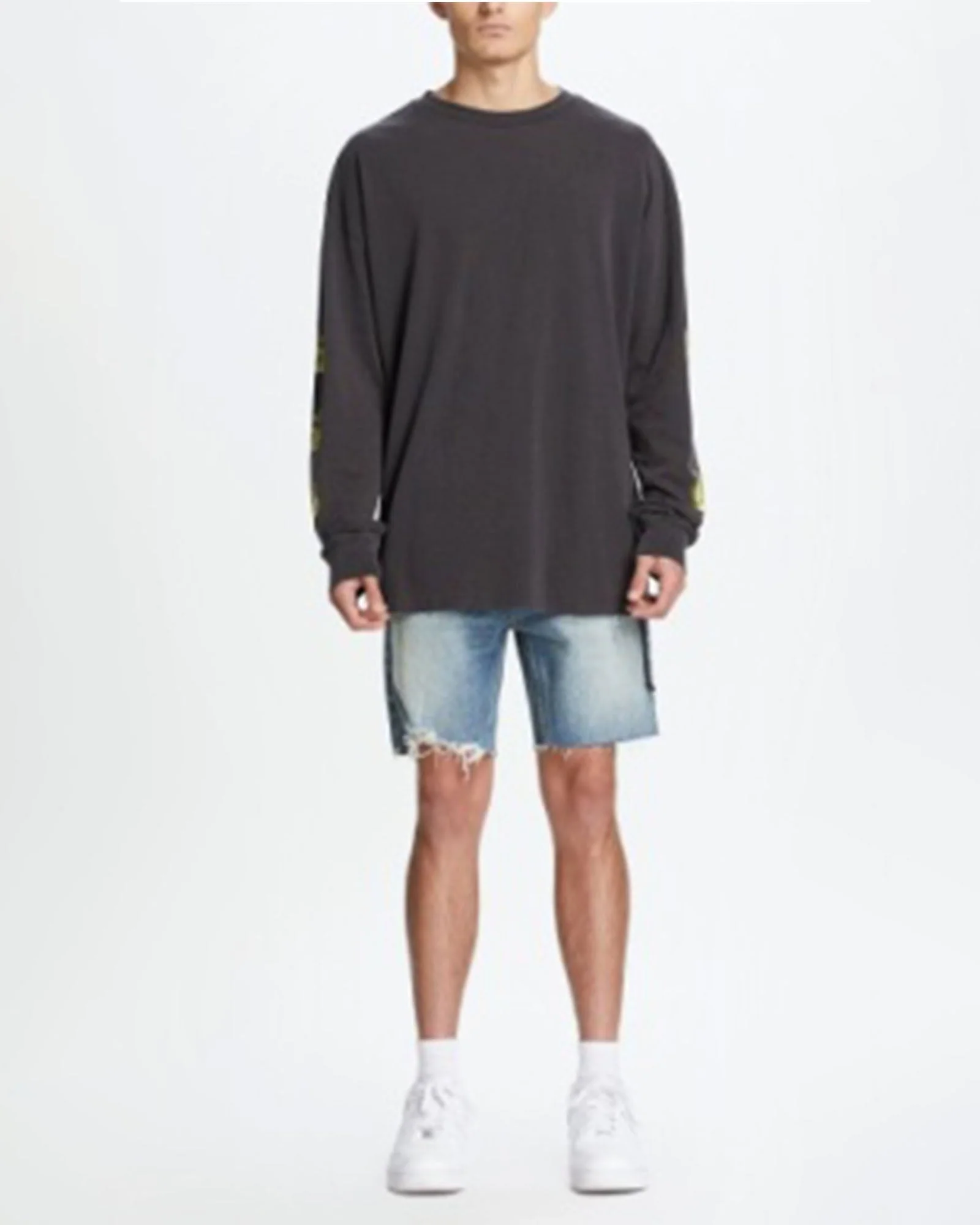 ROSE BIGGIE LS TEE FADED BLACK - Image 3