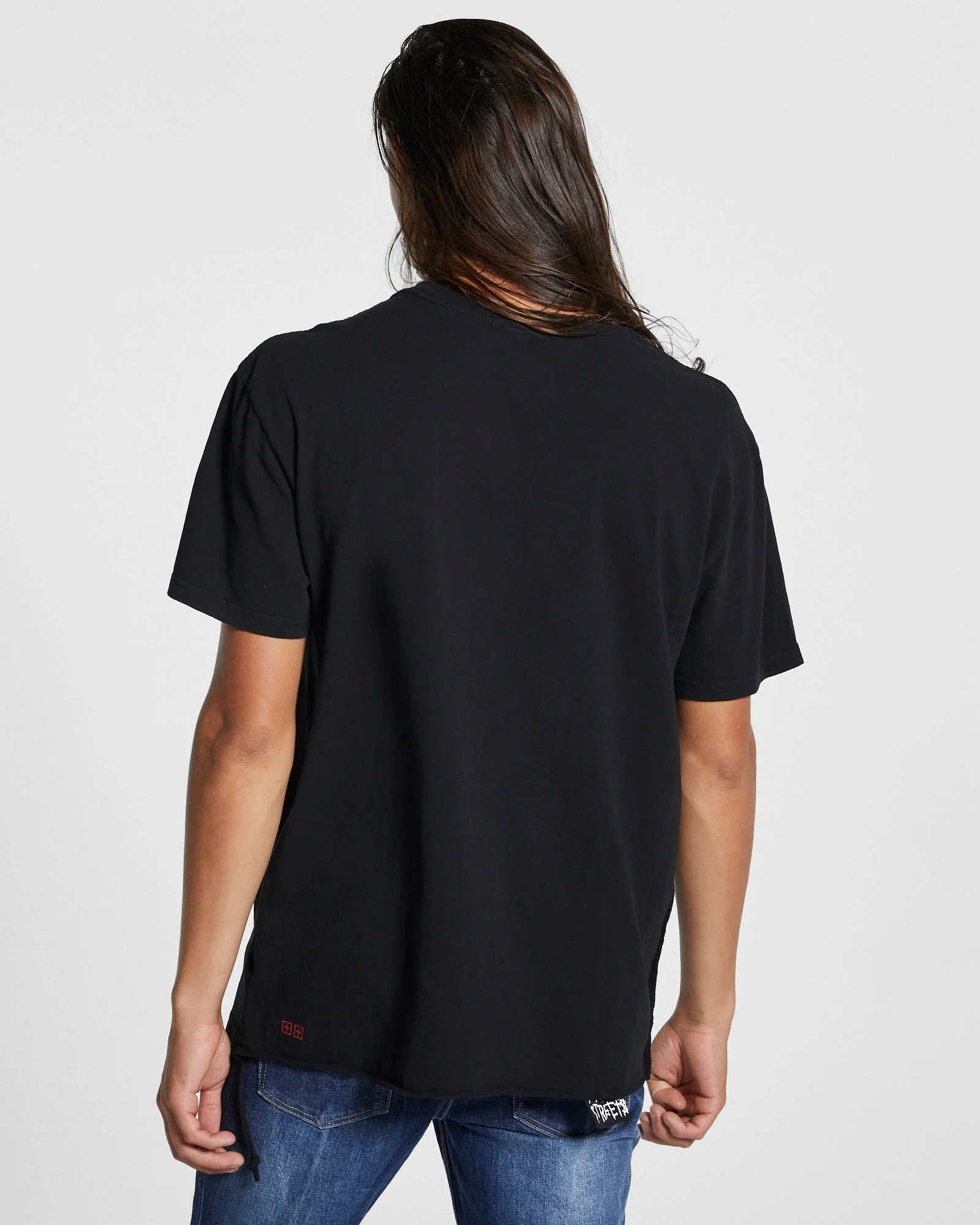 ROSE BIGGIE SS TEE JET BLACK - Image 3