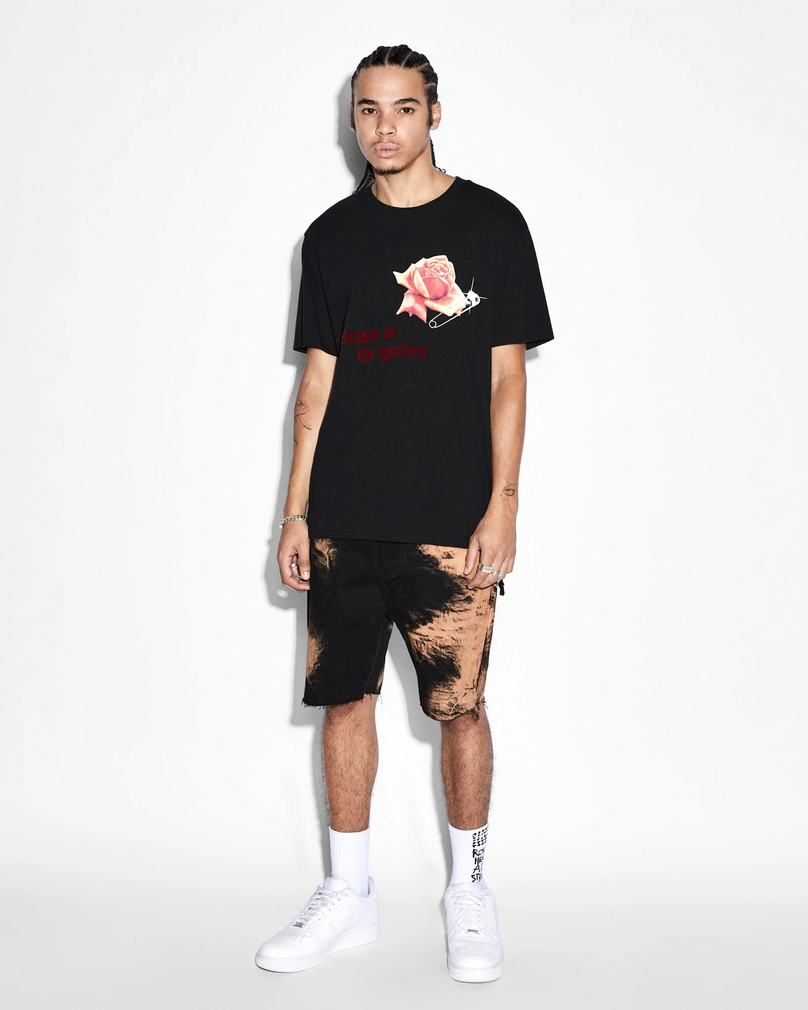 ROSE GARDEN KASH SS TEE JET BLACK - Image 3