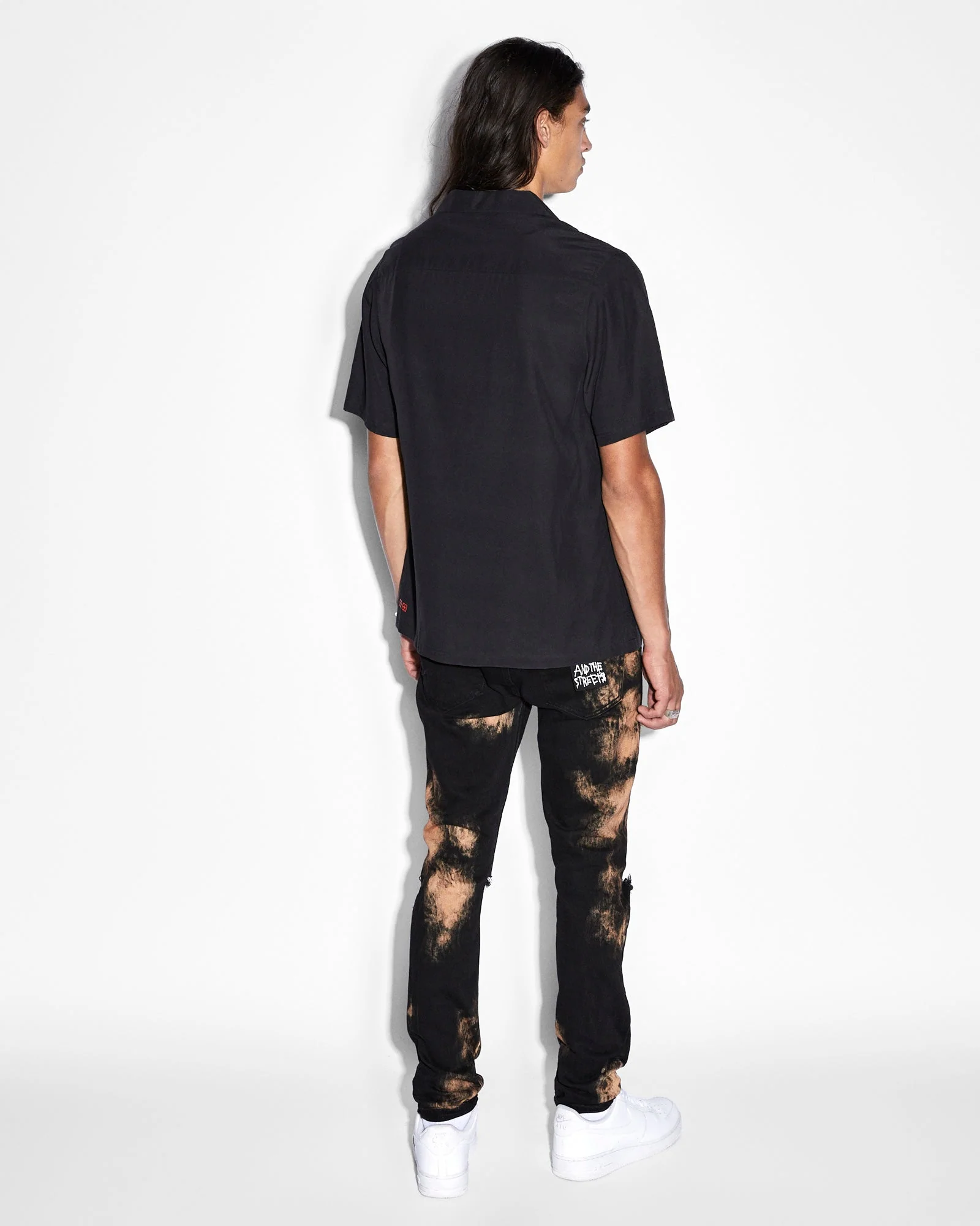 ROSE GARDEN RESORT SS SHIRT BLACK - Image 5