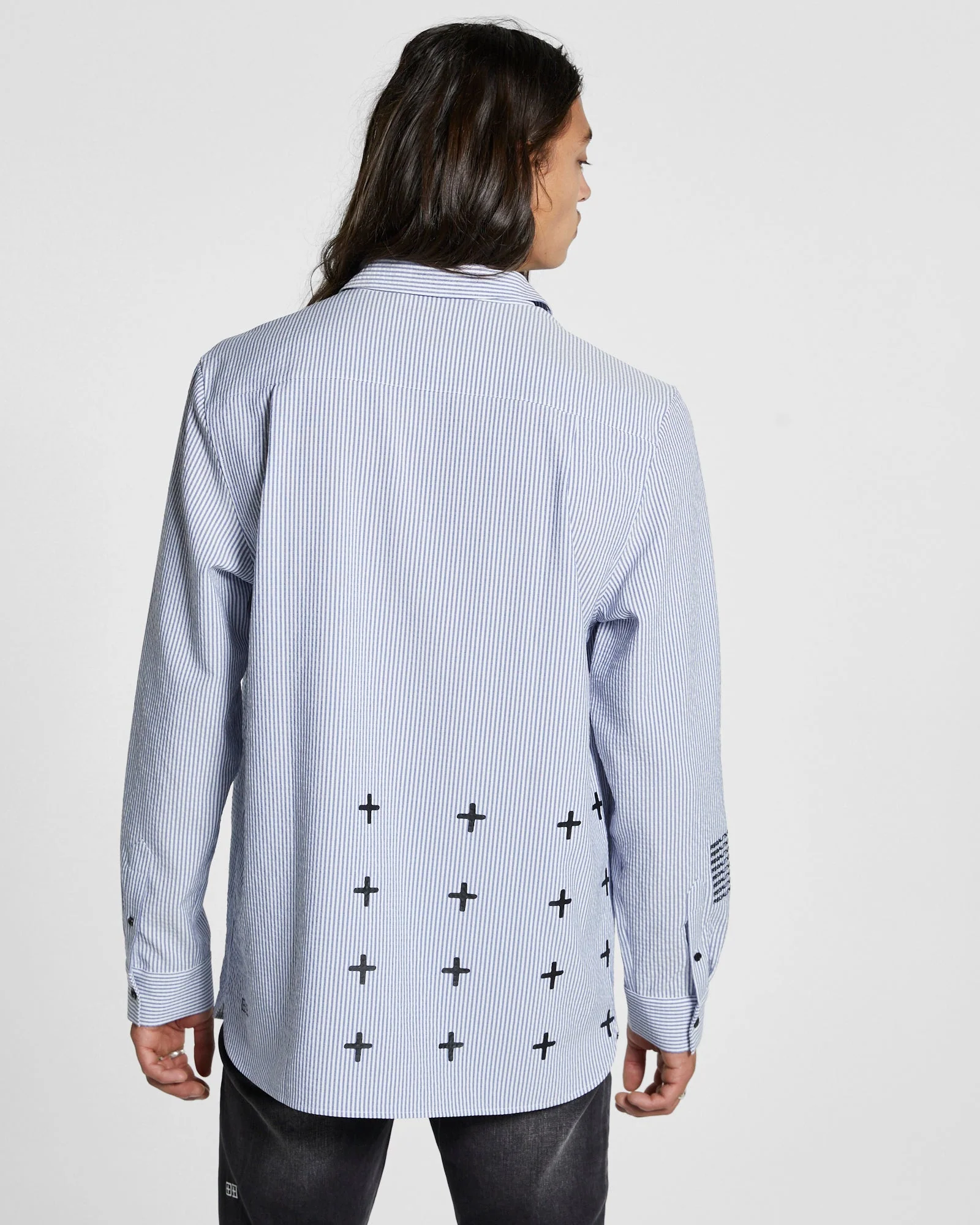 ROSE VOLTAGE LS SHIRT BLUE STR - Image 3