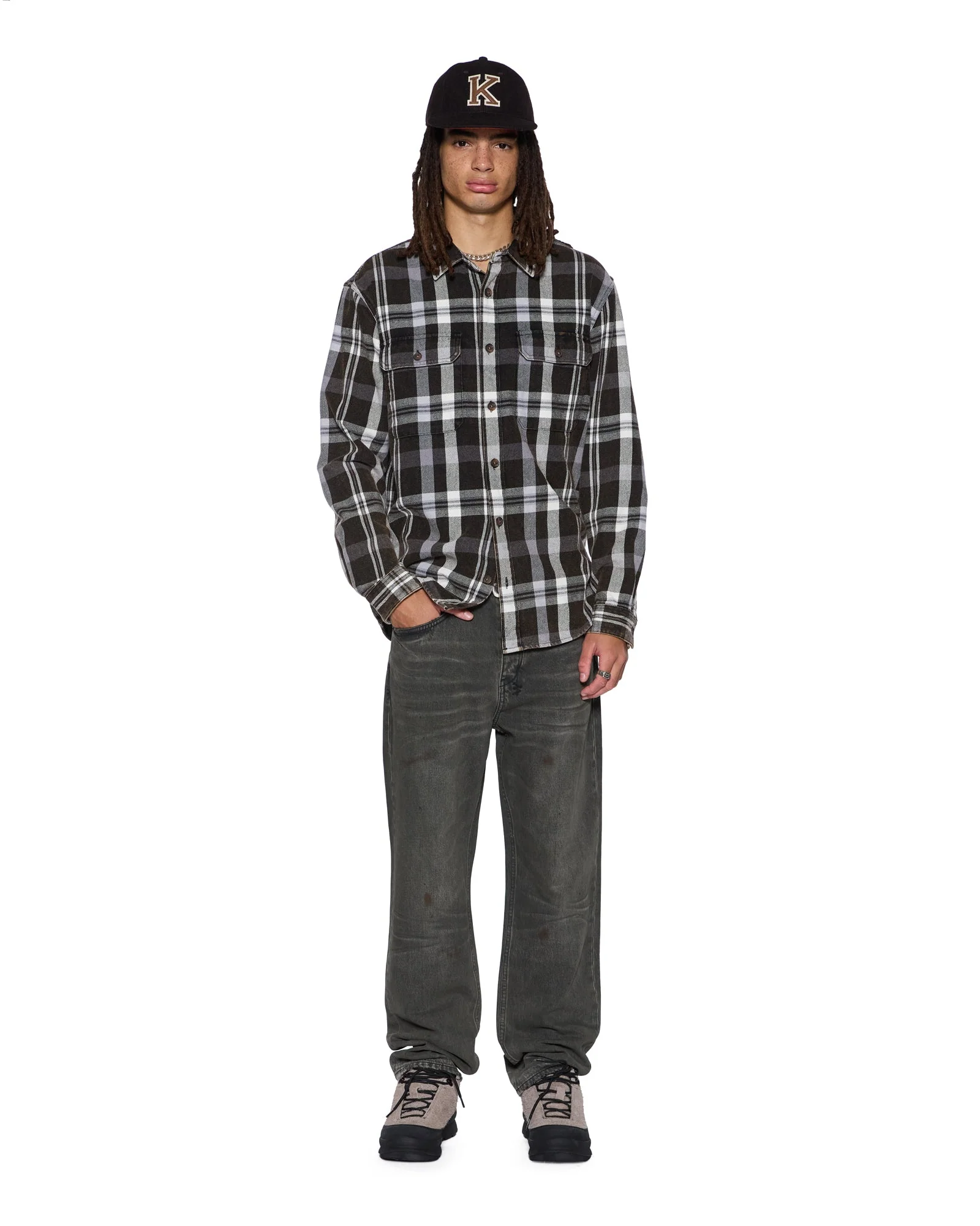 ROSEBOWL LS SHIRT 1999 BLACK CHECK - Image 2