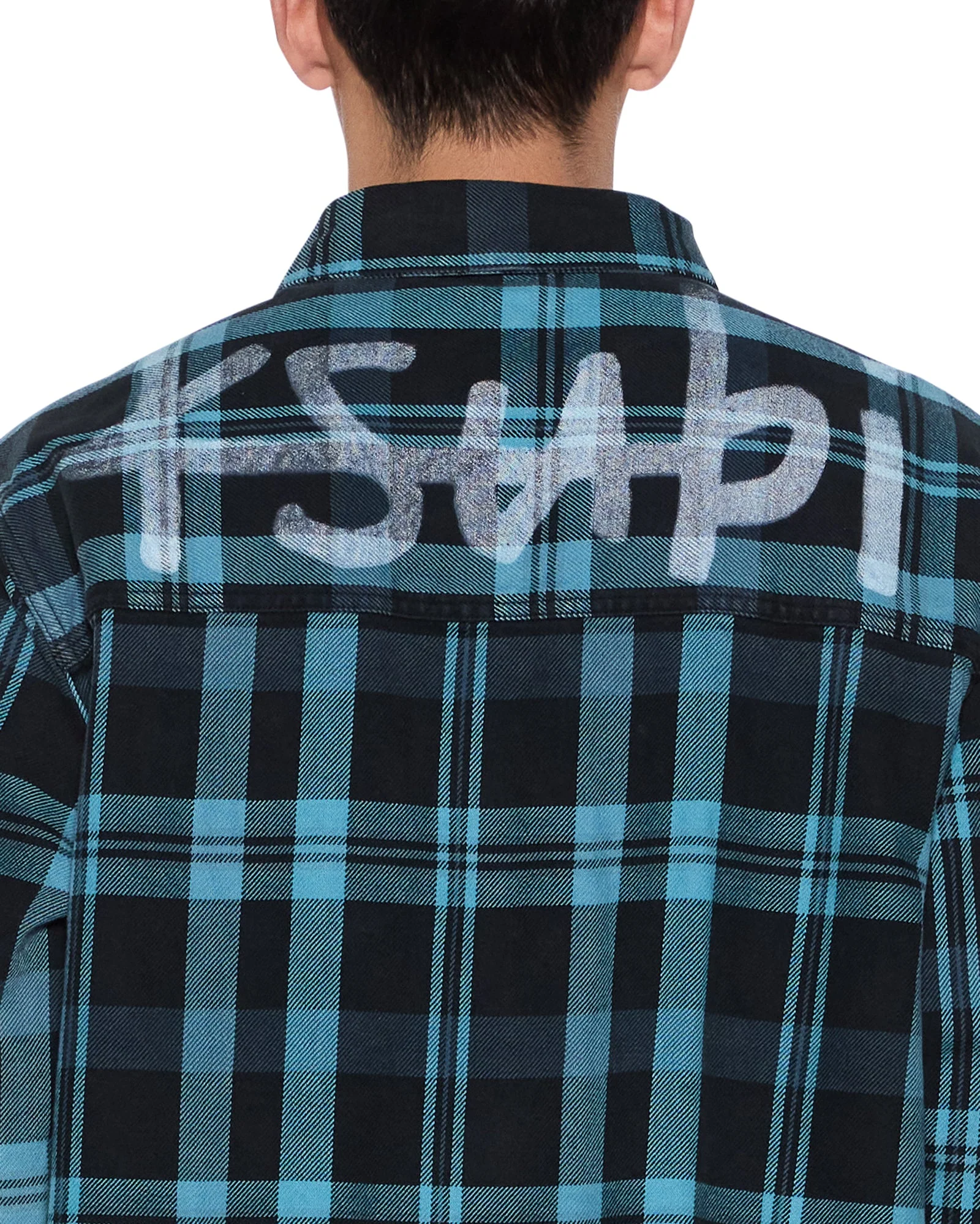 ROSEBOWL LS SHIRT 1999 BLUE CHECK - Image 4