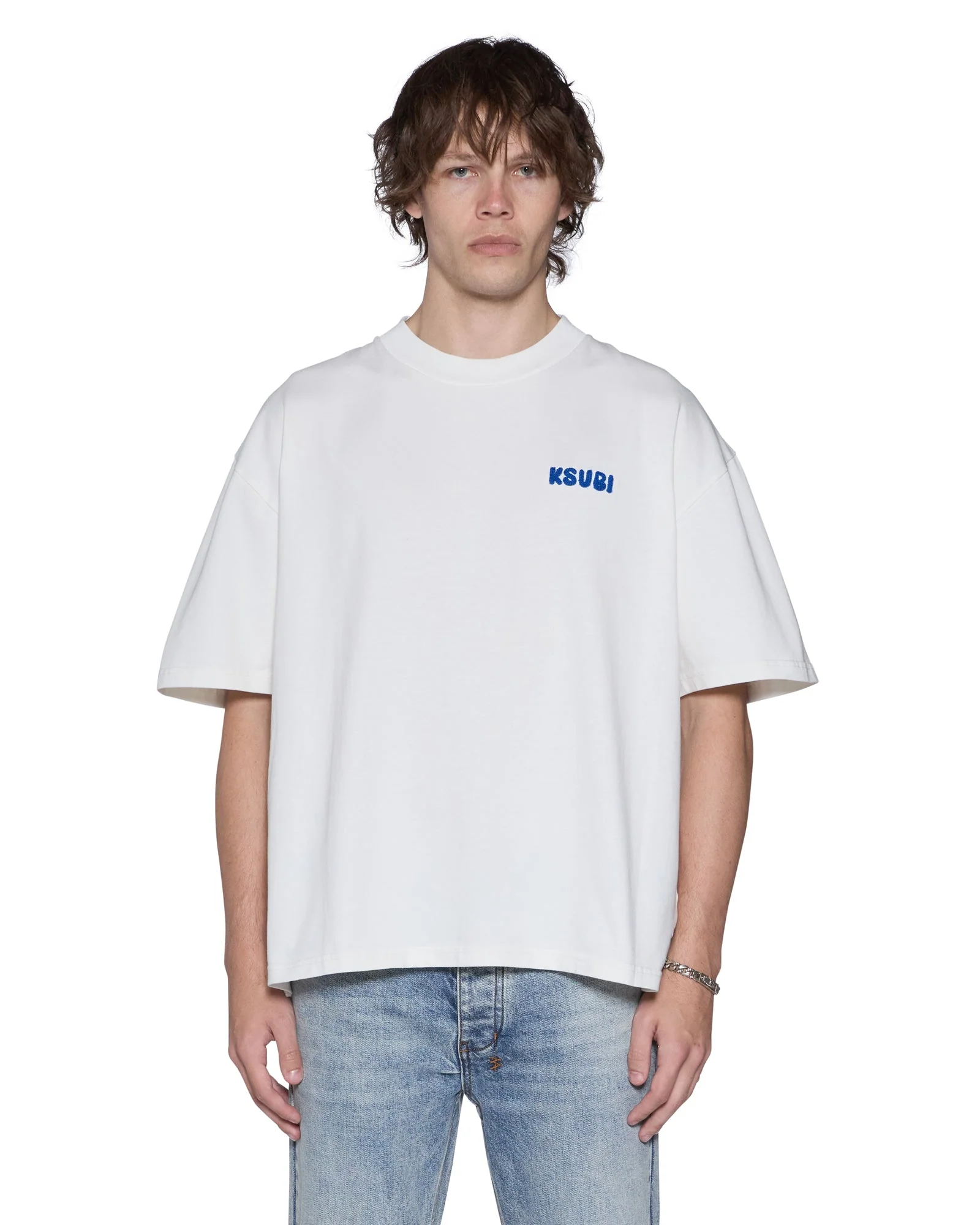 ROYALTY HALEN SS TEE VINTAGE WHITE - Image 2