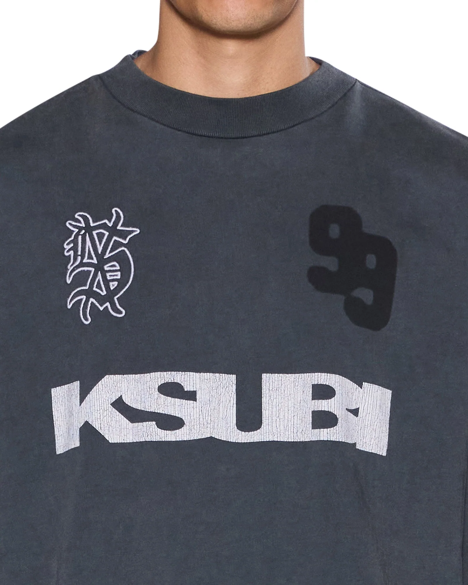 RUGGED EKCESS LS TEE BLASTED BLACK - Image 4