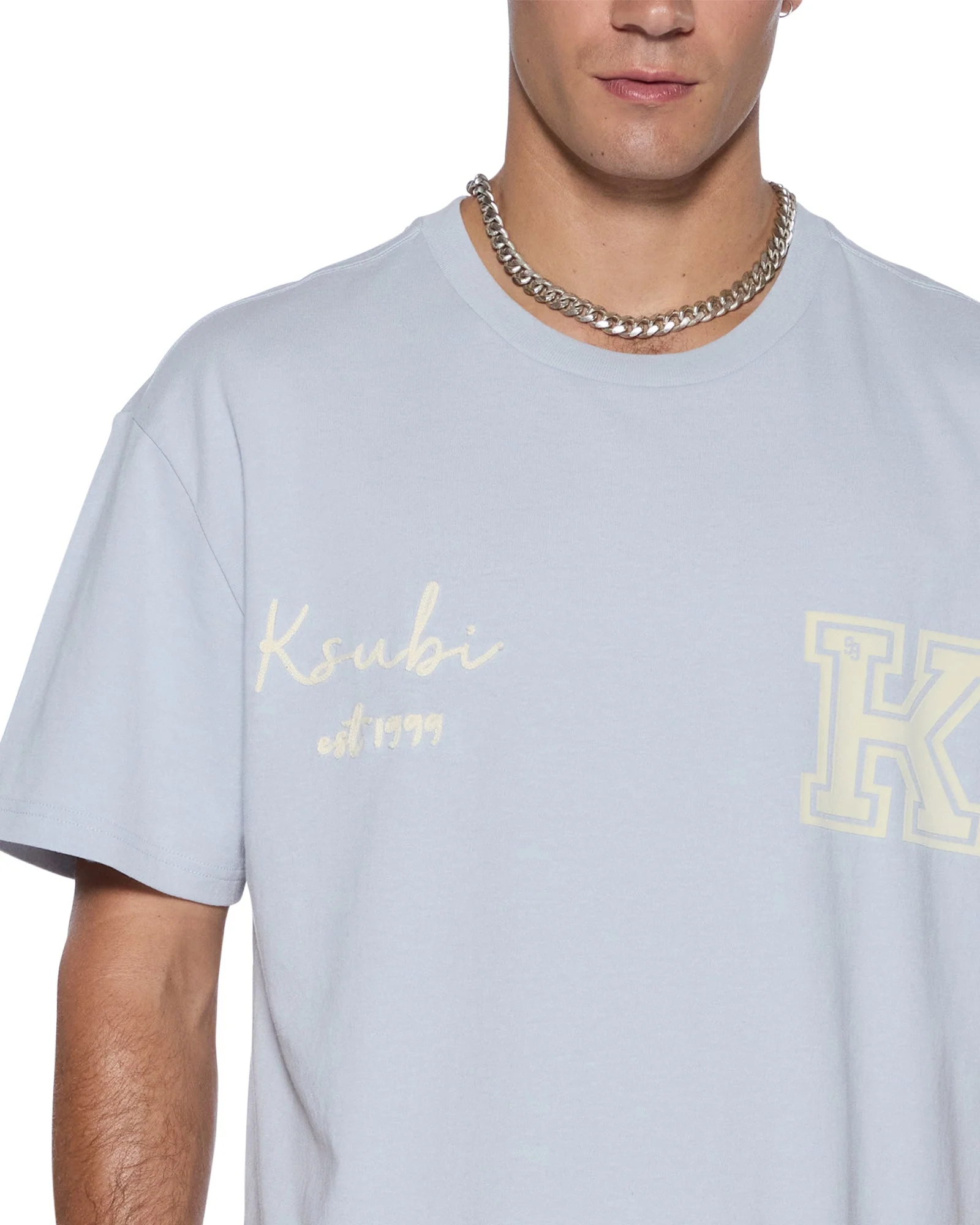 SALUD BIGGIE SS TEE BLUE MIST - Image 6