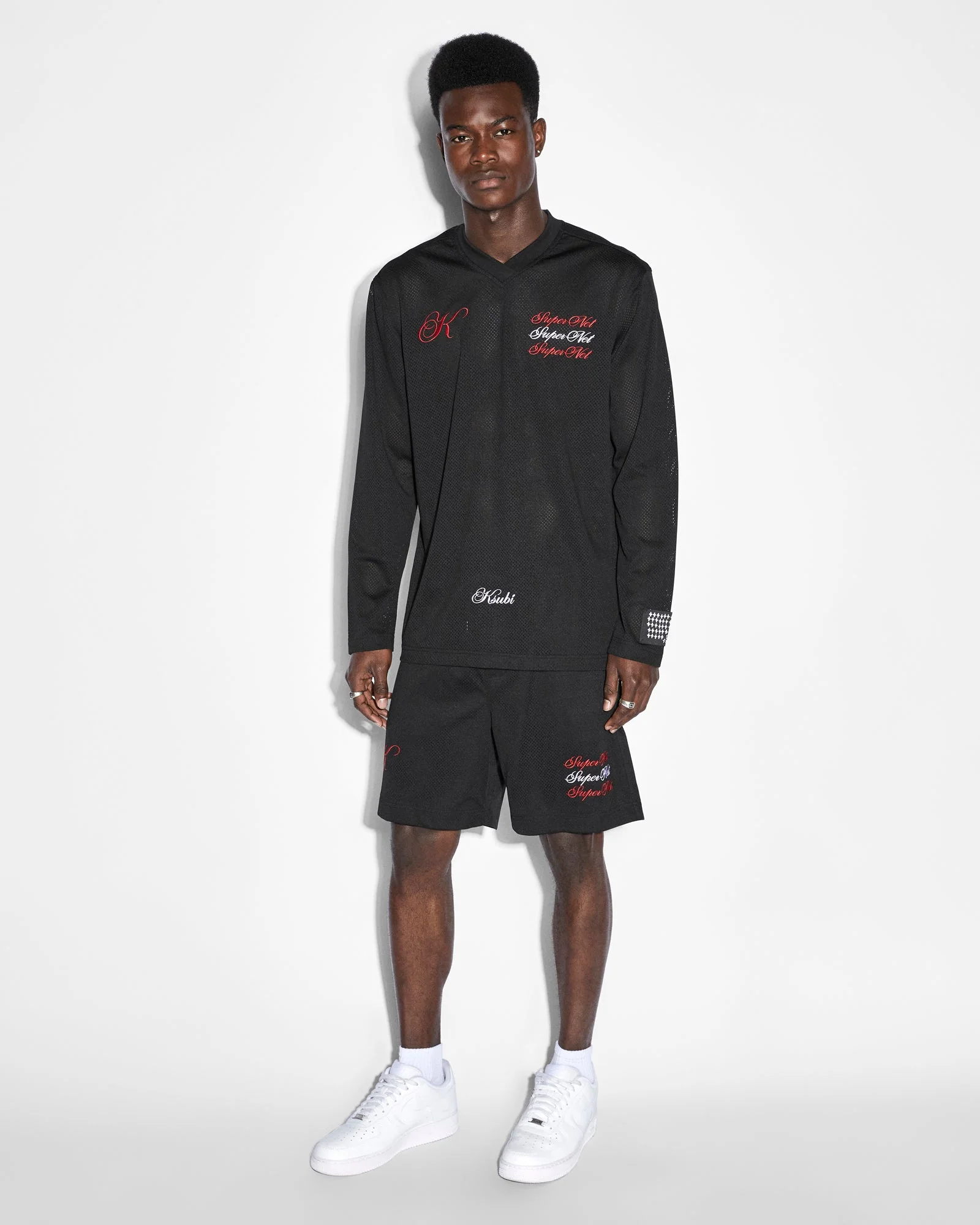 SCRIPTED HOCKEY JERSEY BLACK - Image 3