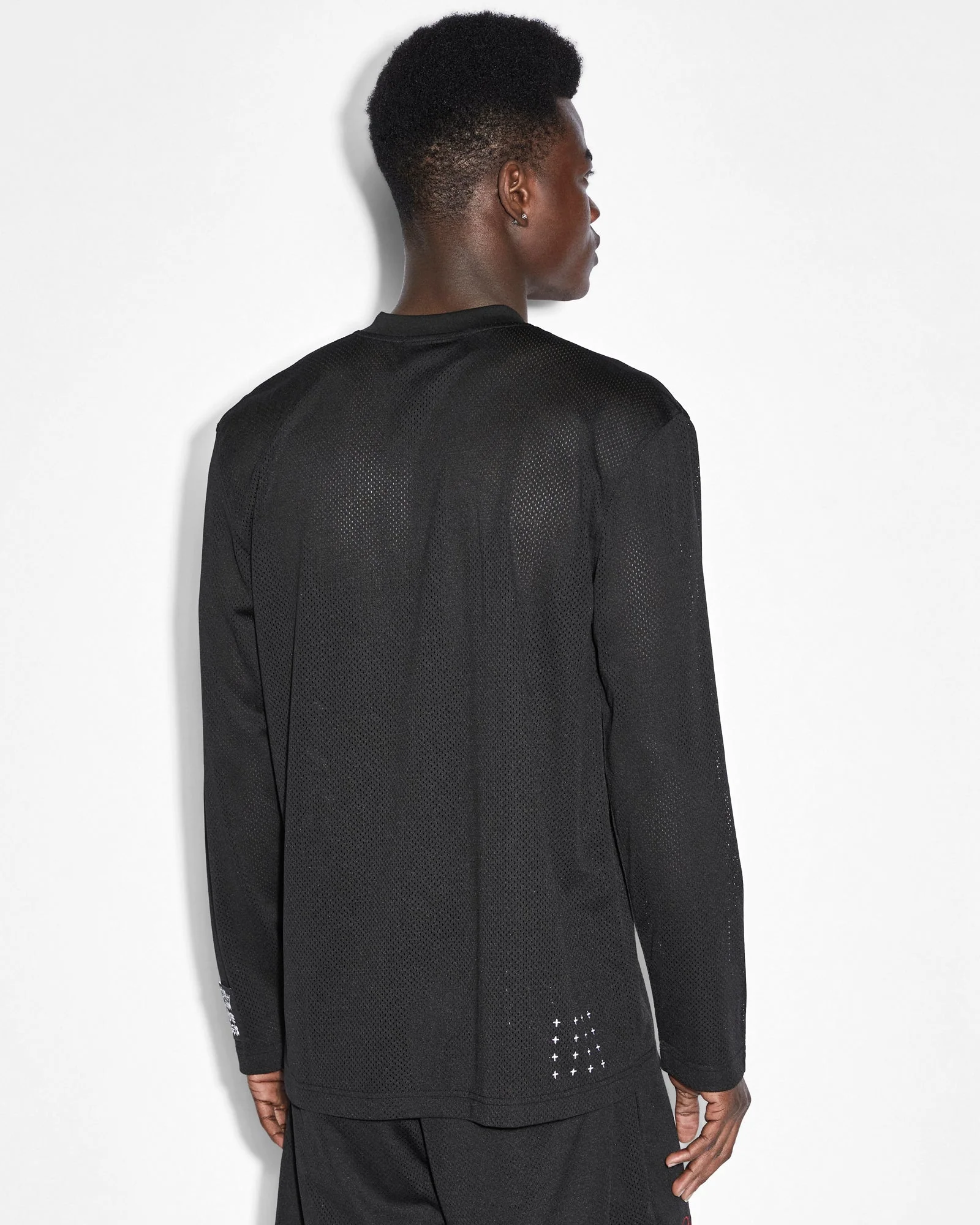 SCRIPTED HOCKEY JERSEY BLACK - Image 4